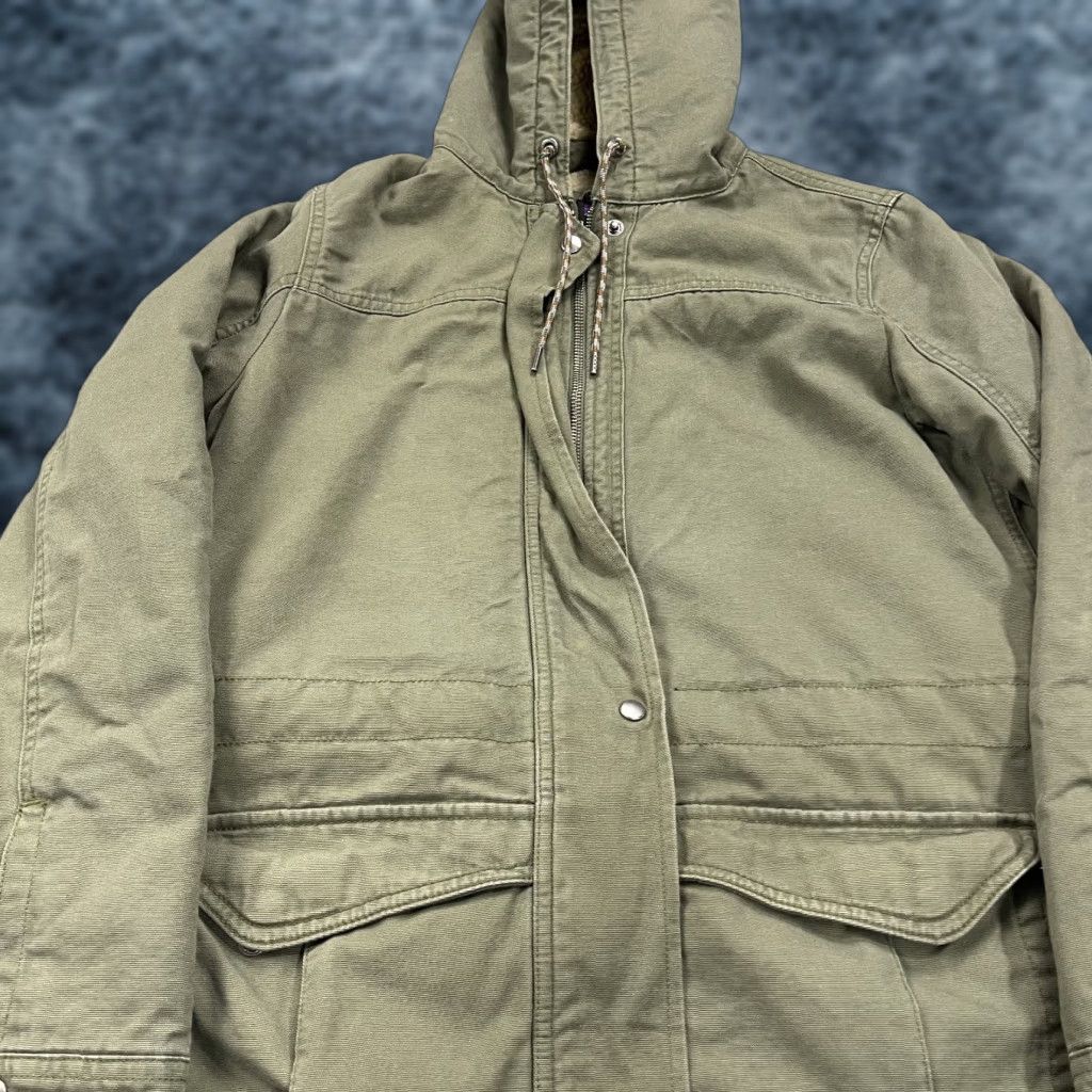 Patagonia Patagonia Jacket Womens Small Green Prairie Dawn Hooded Zip Fleece Line Size S / US 4 / IT 40 - 1 Thumbnail