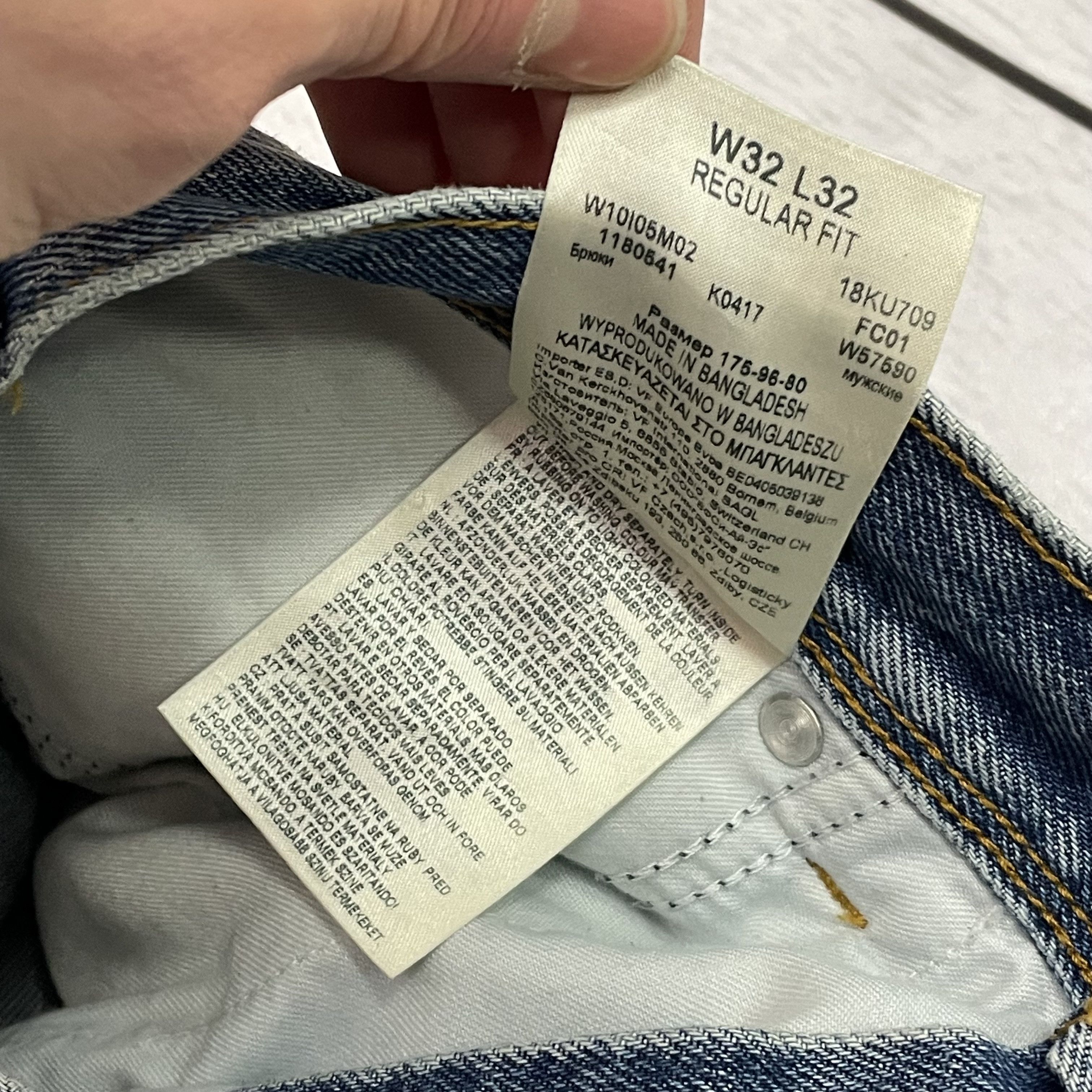 Wrangler Custom Wrangler baggy Jeans japanese style Y2K Alt 1of1 Size US 32 / EU 48 - 14 Thumbnail