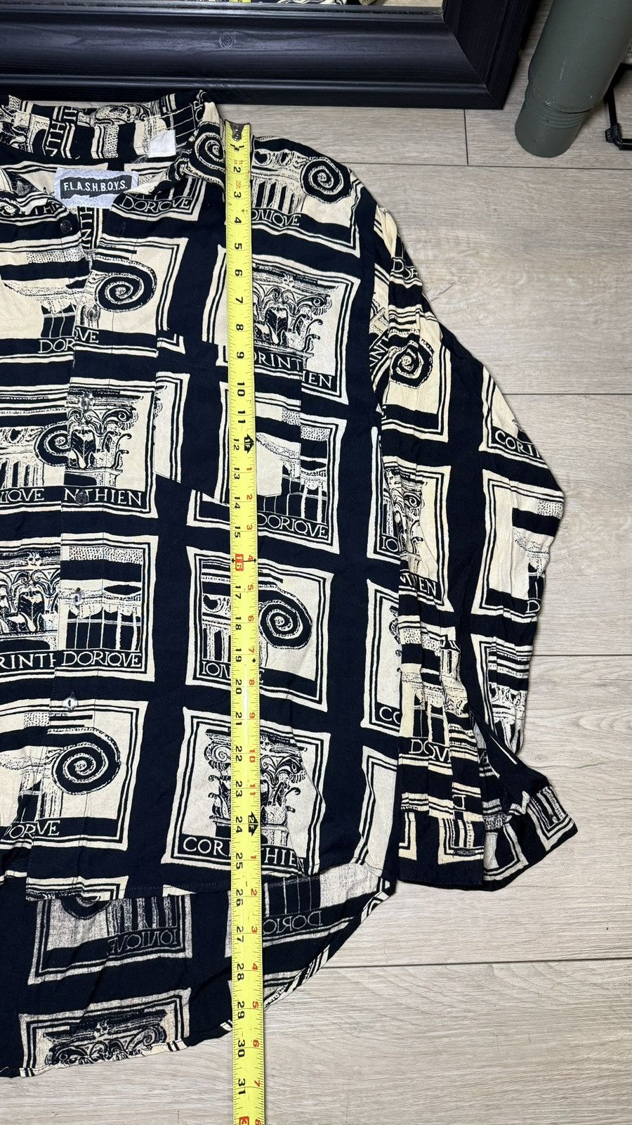 Other Vintage 1990s f.l.a.s.h.b.o.y.s. Greek Architecture Buttonup Size US L / EU 52-54 / 3 - 6 Thumbnail