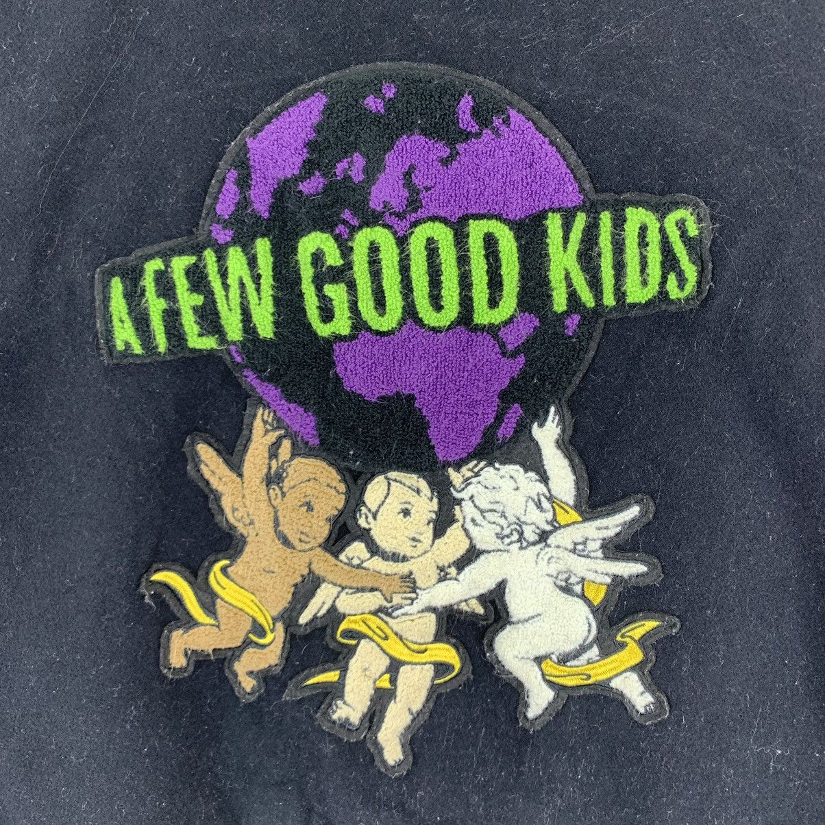 Japanese Brand × Vintage VINTAGE A FEW GOOD KIDS VARSITY BOMBER JACKET Size US M / EU 48-50 / 2 - 3 Thumbnail