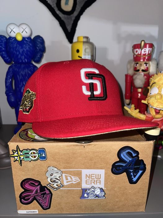 New Era 7 3/8 Hat Club Beer Pack San Diego Padres Tan UV Grailed