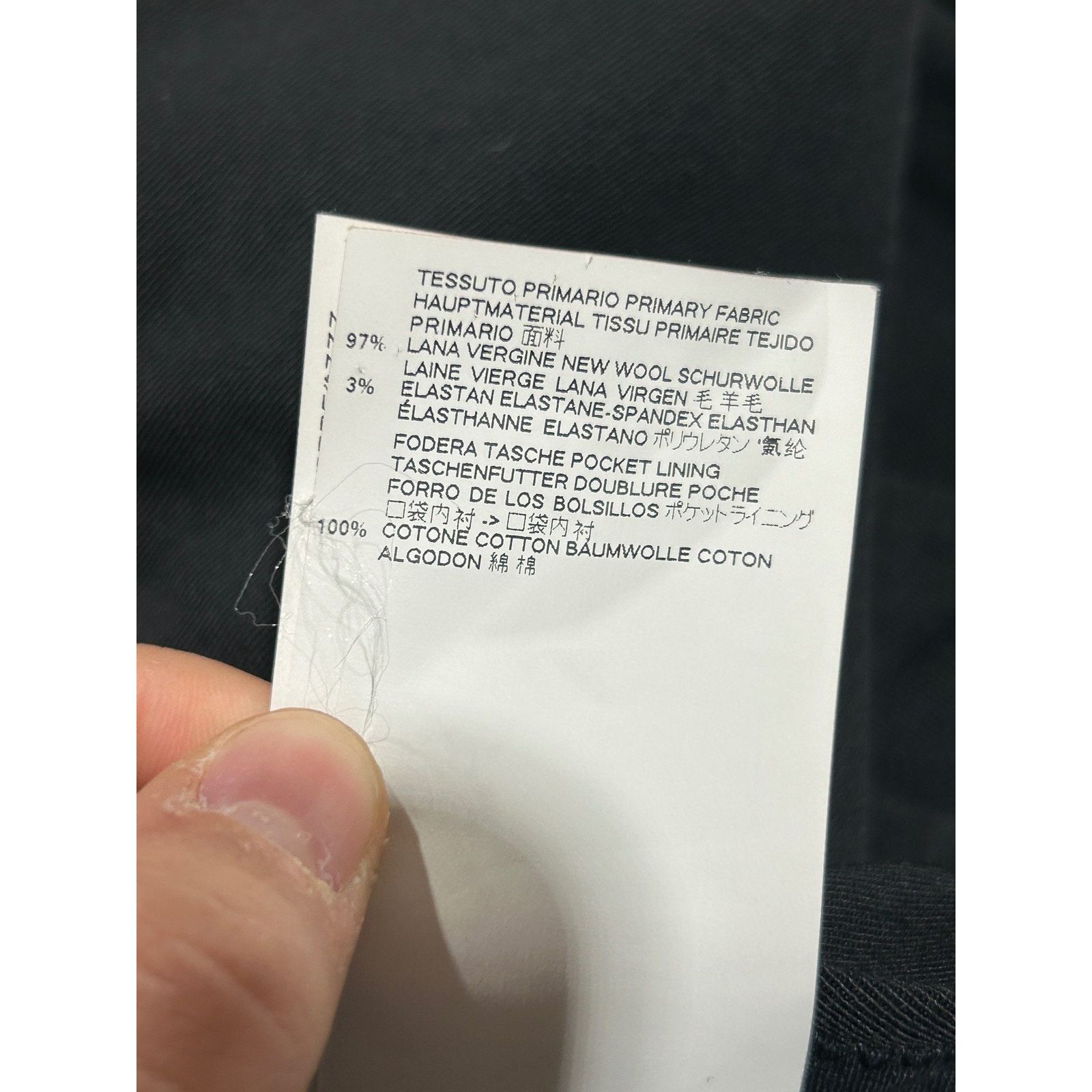 Maison Margiela MAISON MARGIELA CROPPED TROUSER SIZE 42 (US 32) PREOWNED Size US 32 / EU 48 - 6 Thumbnail
