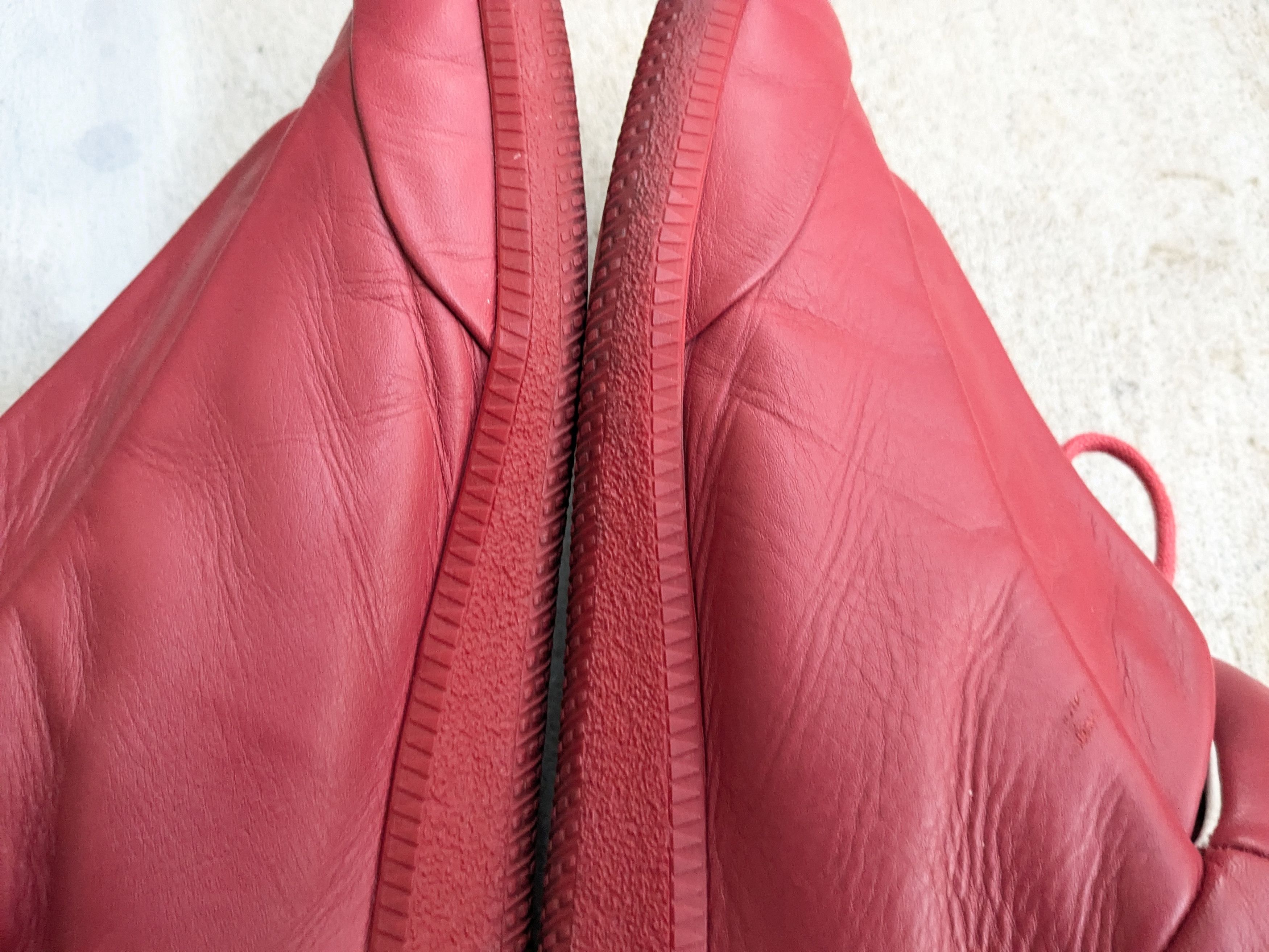 Maison Margiela Maison Margiela Future Red 9 42 Leather High Tops Size US 9 / EU 42 - 9 Thumbnail