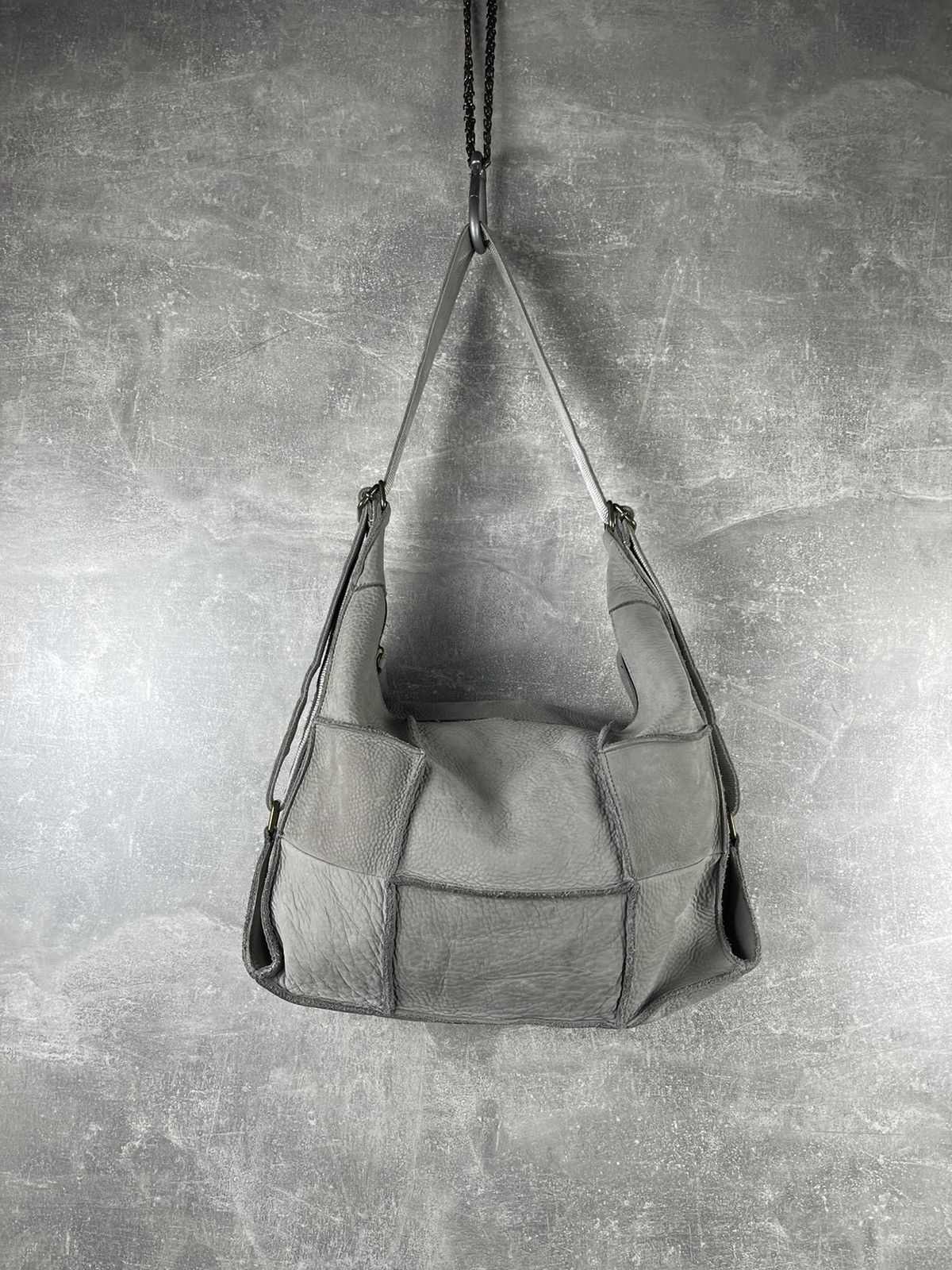 Vintage Deconstructing PatchWork Artisanal IT Leather Shoulder Bag Size ONE SIZE - 1 Thumbnail