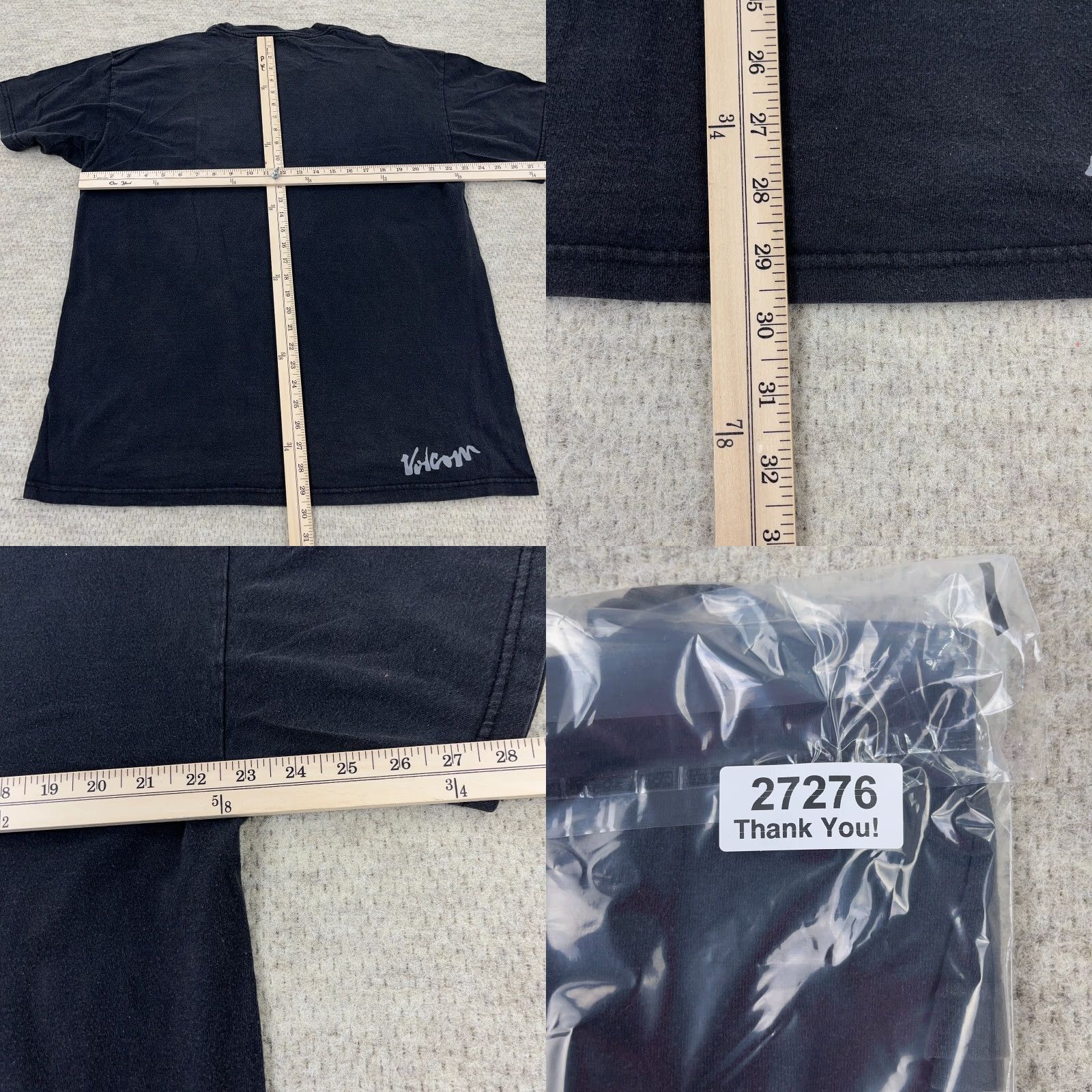 Volcom VINTAGE Volcom Shirt Men XL Black Graphic Print 90s Skateboard Faded Spellout T-Shirt Crew Neck / 80s 90s USA Retro Hipster Logo Mens XL Black Size US XL / EU 56 / 4 - 8 Thumbnail
