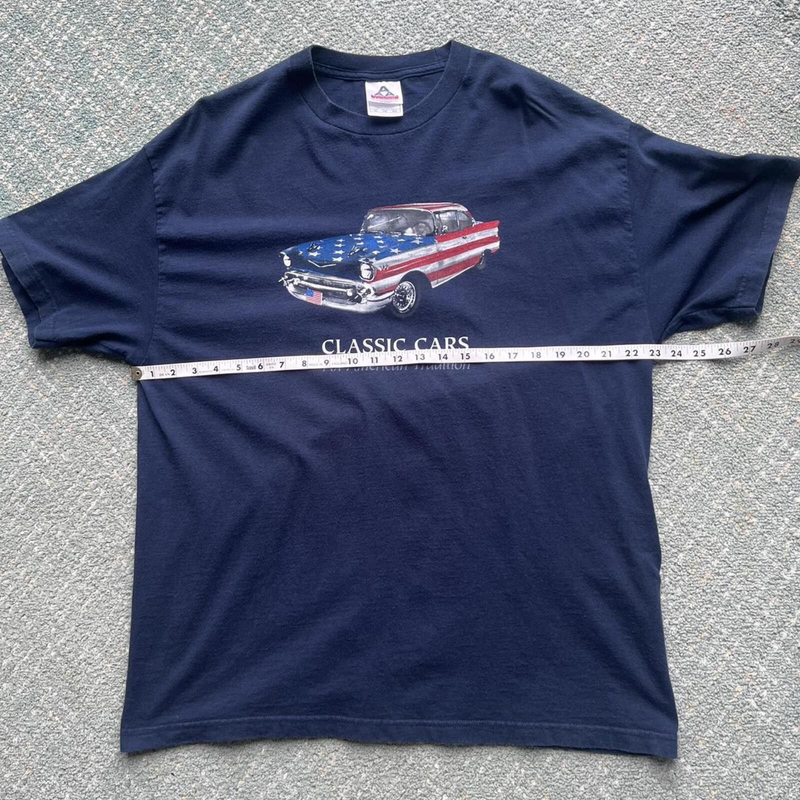 AAA Classic Cars 1957 Chevrolet Bel Air Graphic T-Shirt Size XL Size US XL / EU 56 / 4 - 5 Thumbnail