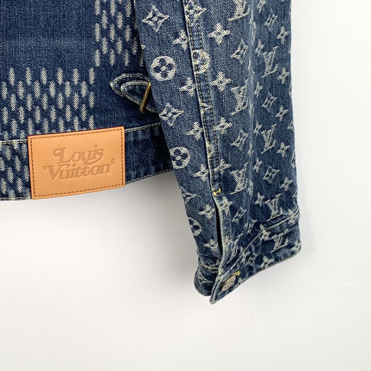 Louis Vuitton Louis Vuitton x Nigo Co-branded Blue Denim Jacket Size XL / US 12-14 / IT 48-50 - 4 Thumbnail