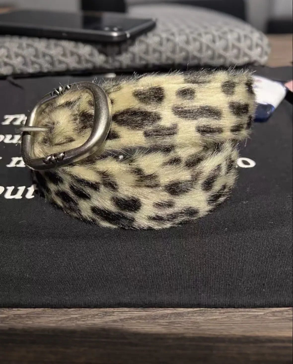 Japanese Brand Leopard belt Size ONE SIZE - 1 Thumbnail
