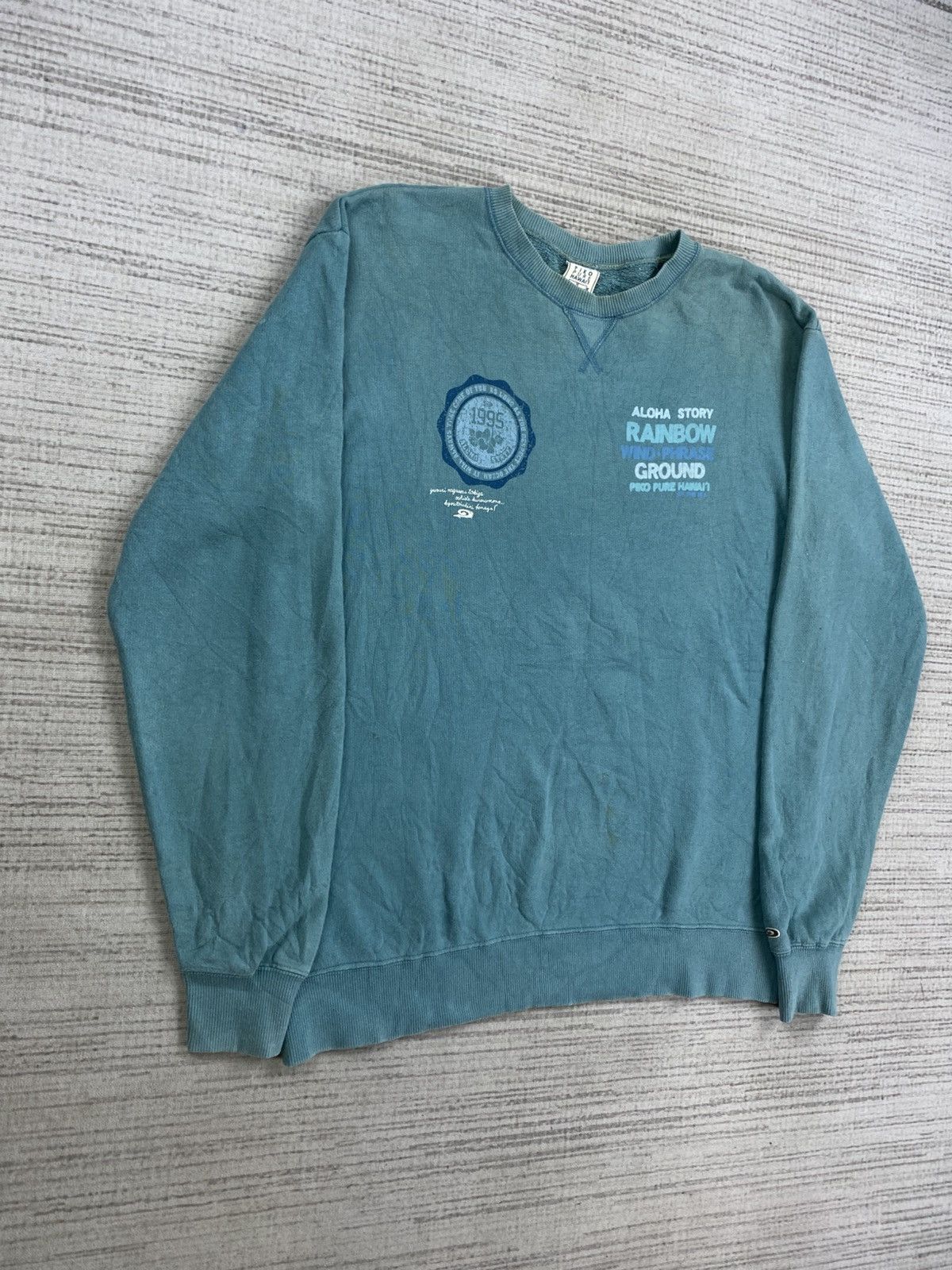 Vintage Vintage Piko Pure Hawaii Surfing Sweatshirt Size US L / EU 52-54 / 3 - 3 Thumbnail