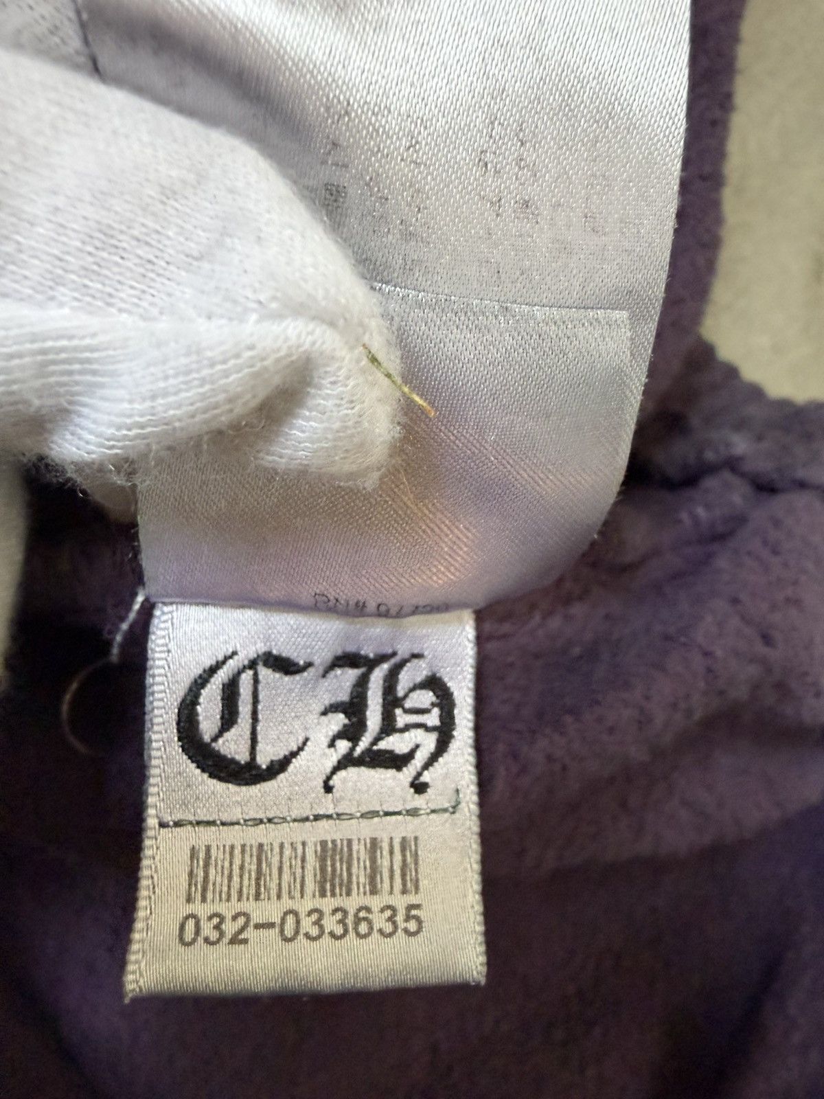 Chrome Hearts RARE! Chrome Hearts Deadly Doll Sweat Pants Purple Size US 31 - 9 Thumbnail