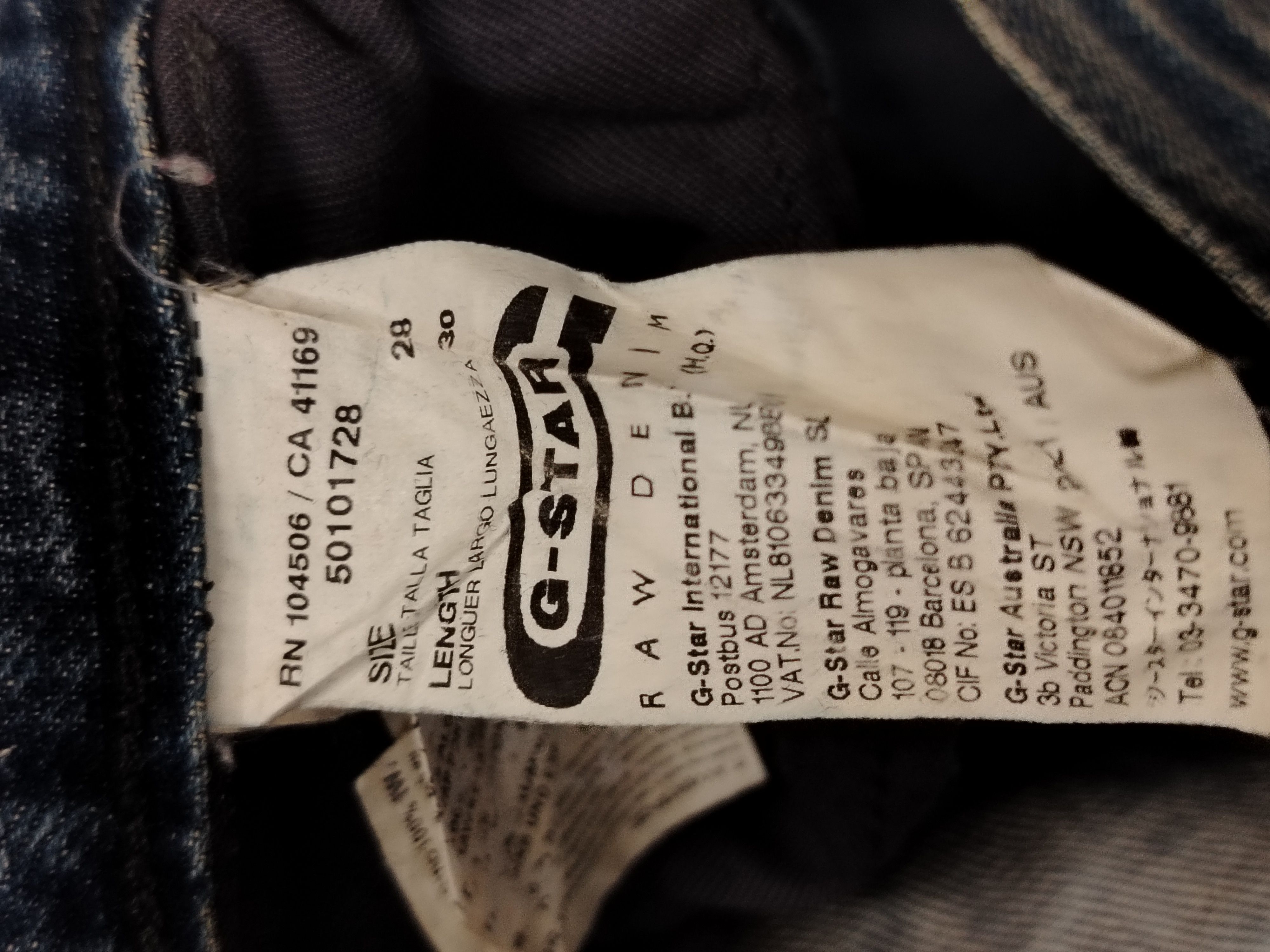 G-Star G star raw Distressed denim Size US 29 - 7 Thumbnail
