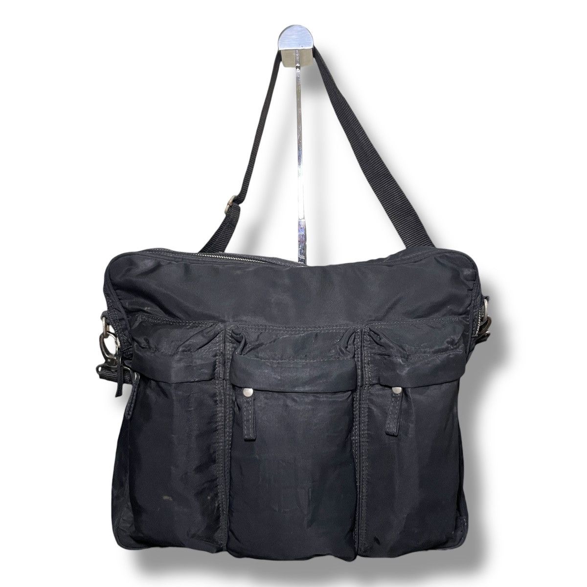 Jean Paul Gaultier VINTAGE Jean Paul Gaultier Cyber 3-Pocket Nylon Sling Bag Size ONE SIZE - 4 Thumbnail