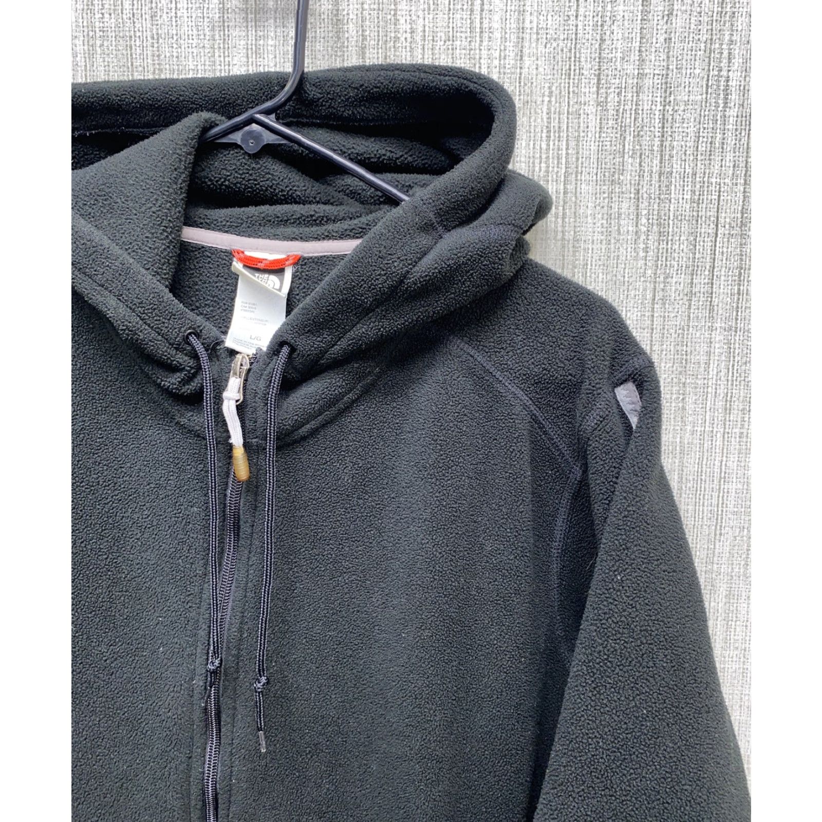 The North Face The North Face Womens Black Fleece Hooded Full Zip Jacket Size L Size L / US 10 / IT 46 - 2 Thumbnail