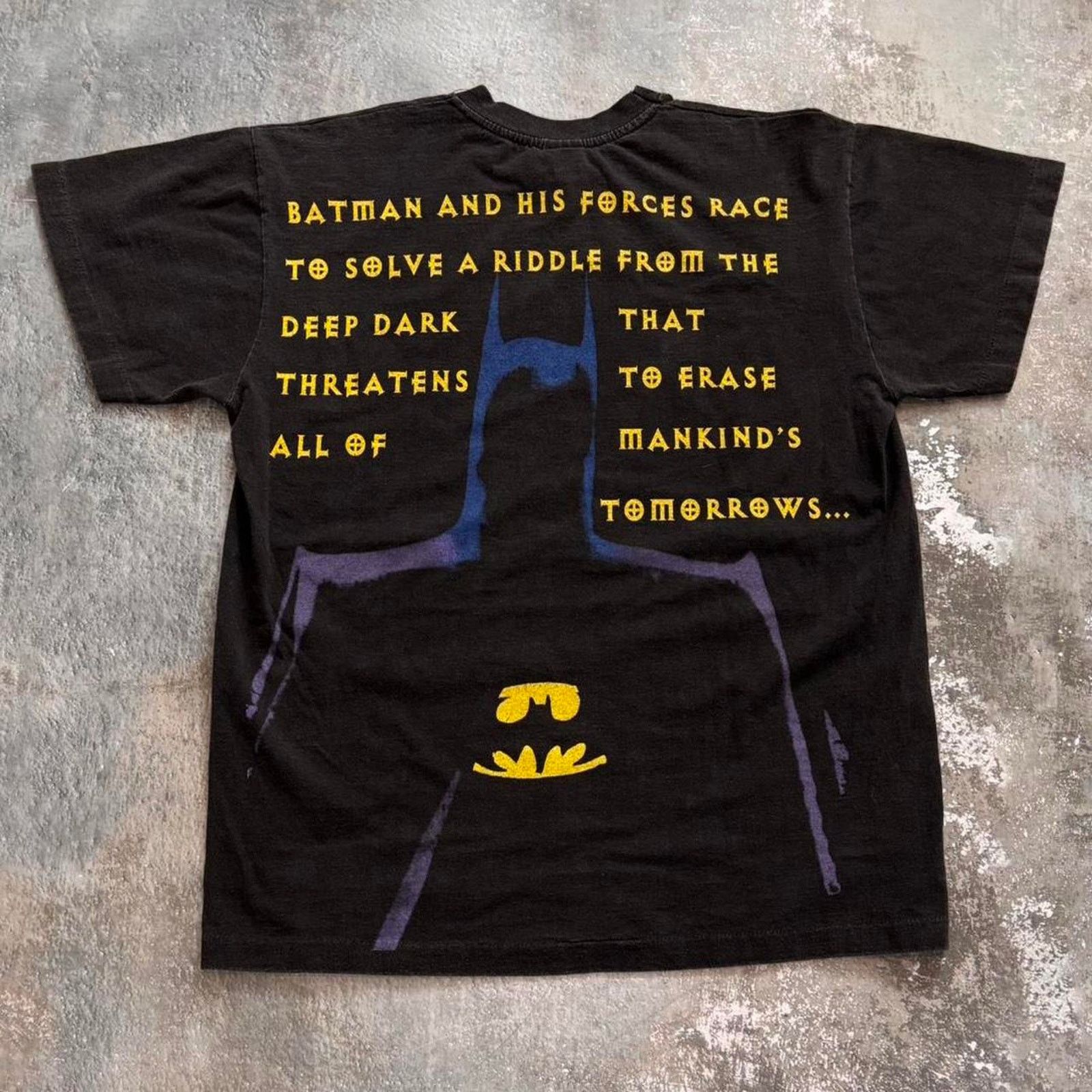 Vintage Vintage 90s Batman Ressurection T Shirt. Mexico Peyote Size US L / EU 52-54 / 3 - 2 Thumbnail
