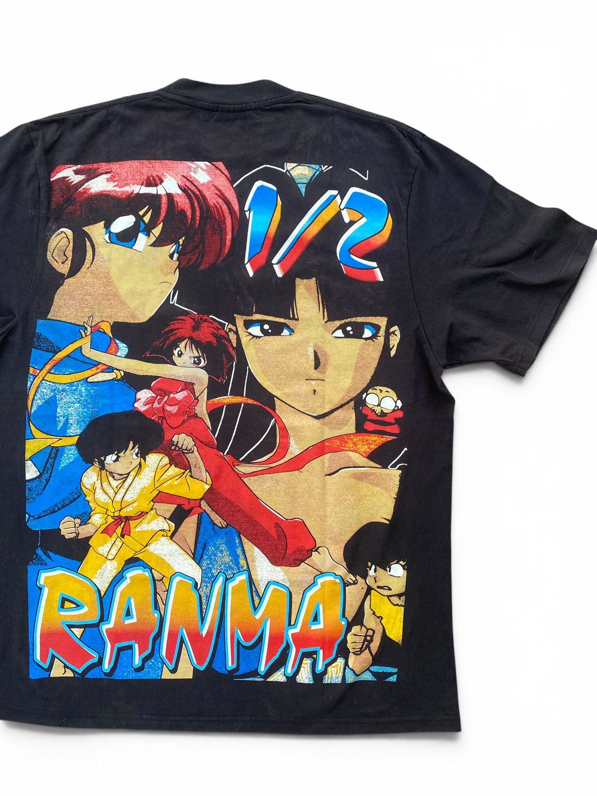 Japanese Brand Rare Mexican Style Ranma 1/2 Anime Double Sided Manga Shirt Size US XL / EU 56 / 4 - 14 Thumbnail