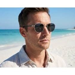 Montblanc Montblanc MB0343SA 002 Sunglasses Gold Round Frame Size ONE SIZE - 6 Thumbnail