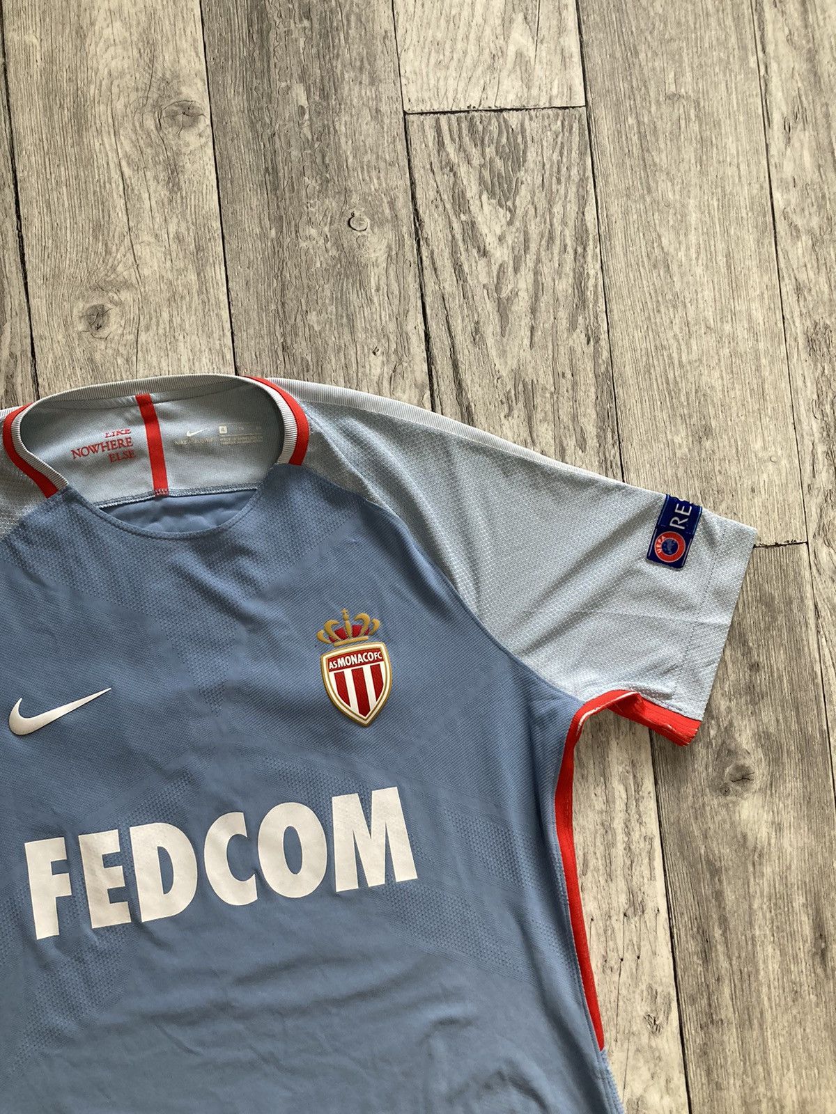 Nike Nike as Monaco player issue UCL soccer football jersey XL Size US XL / EU 56 / 4 - 6 Thumbnail
