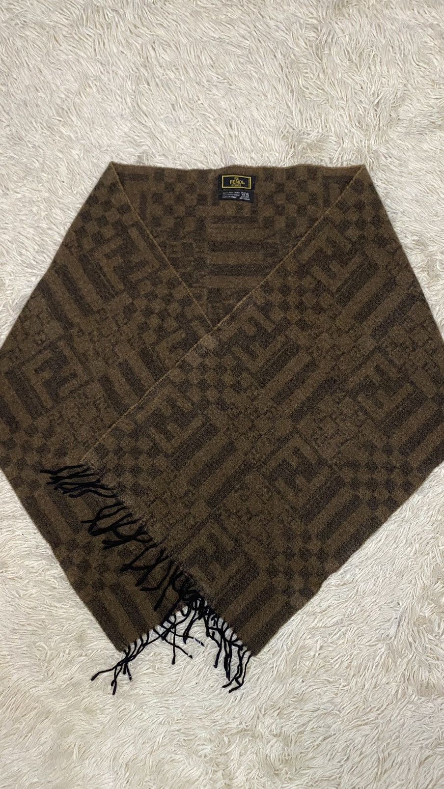 Fendi × Vintage Vintage Fendi Scarf / Muffler /Neckwear Size ONE SIZE - 1 Thumbnail