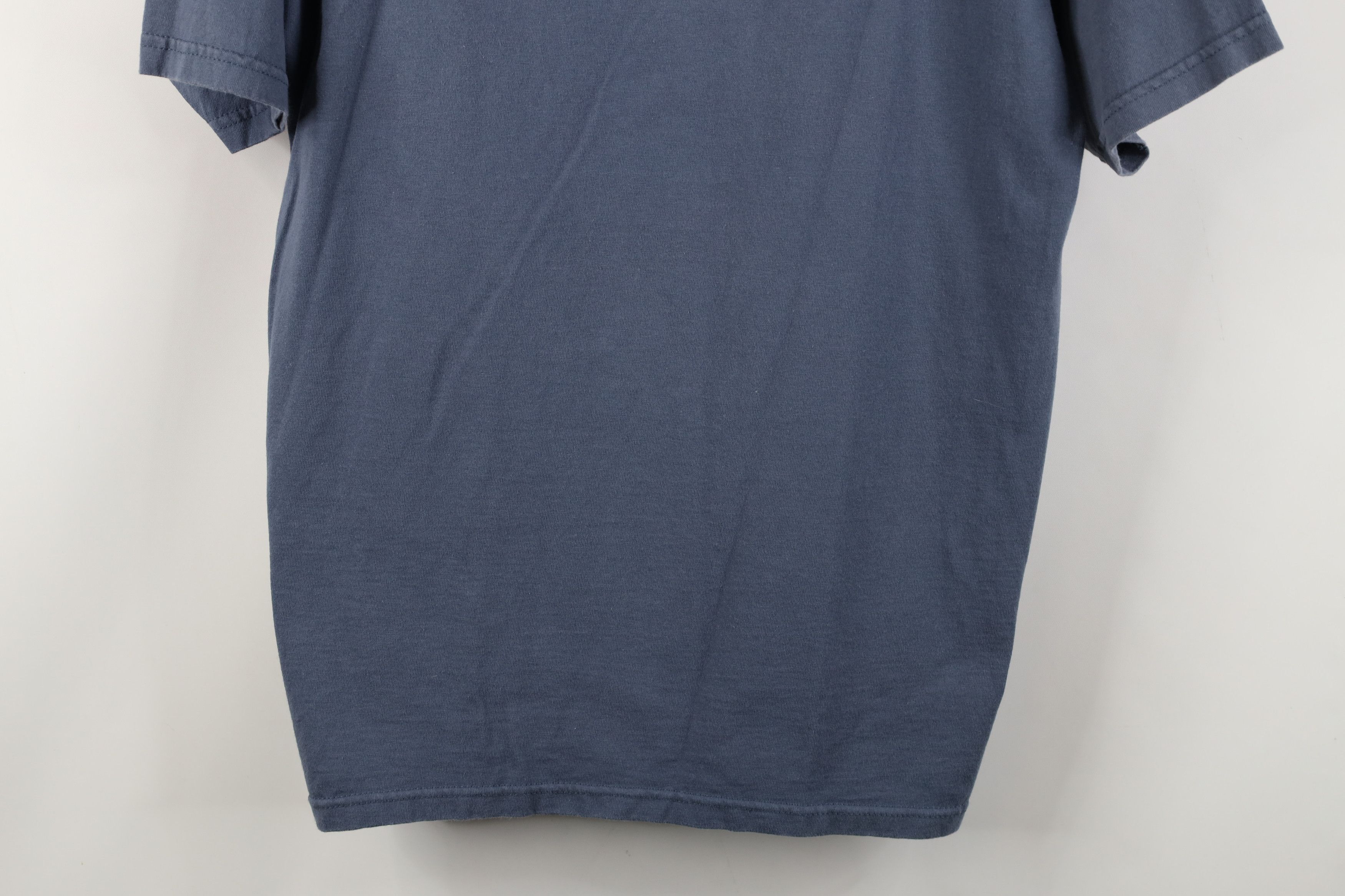 Vintage Vintage 90s Streetwear New York T-Shirt Blue USA Cotton Size US L / EU 52-54 / 3 - 3 Thumbnail