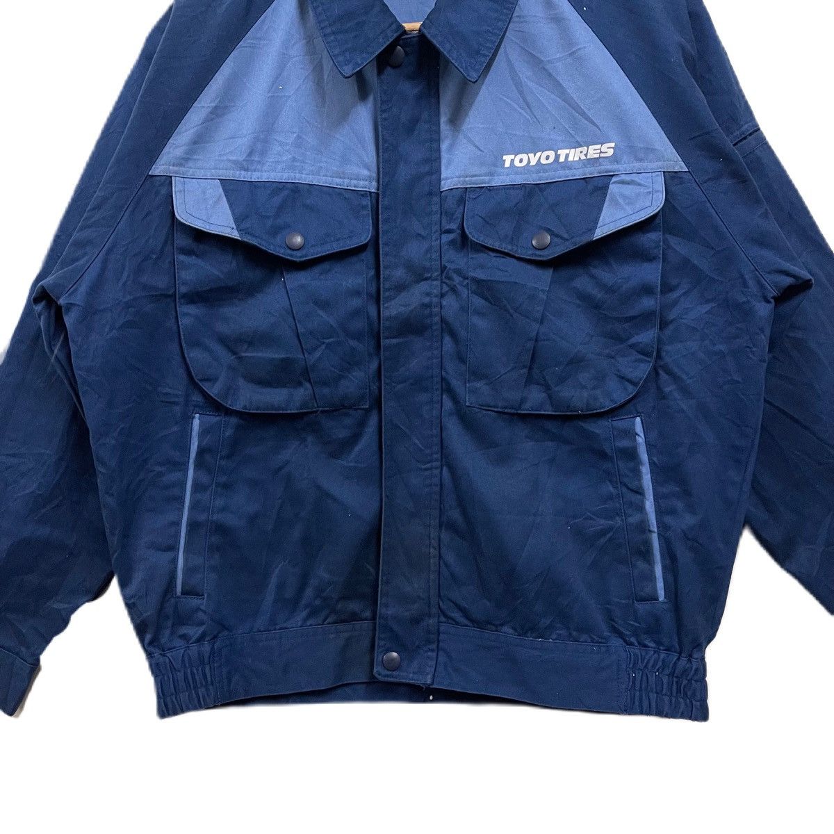 Vintage Vintage 90s TOYO TIRES jacket worker Size US M / EU 48-50 / 2 - 4 Thumbnail