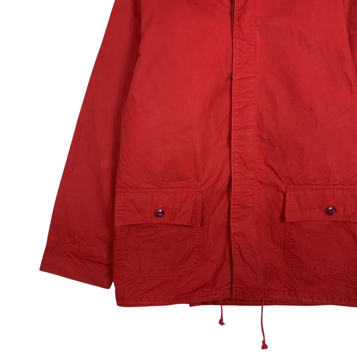 Vintage 90s Vintage HIGH QUALITY FABRIC Hooded Jacket #2680-C120 Size US M / EU 48-50 / 2 - 3 Thumbnail