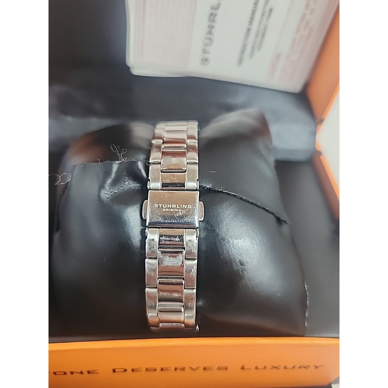 Other Stuhrling Original Women's Stainless Crystals Watch 143723 Size ONE SIZE - 6 Thumbnail