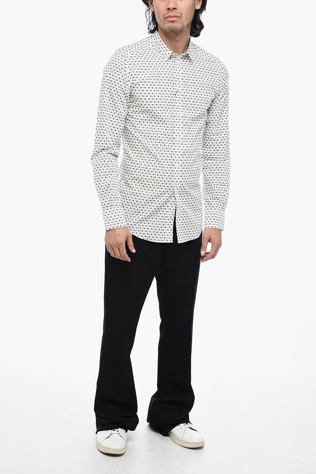 Dolce & Gabbana og1mm0825 Gold Cotto Shirt in White Size US S / EU 44-46 / 1 - 4 Thumbnail