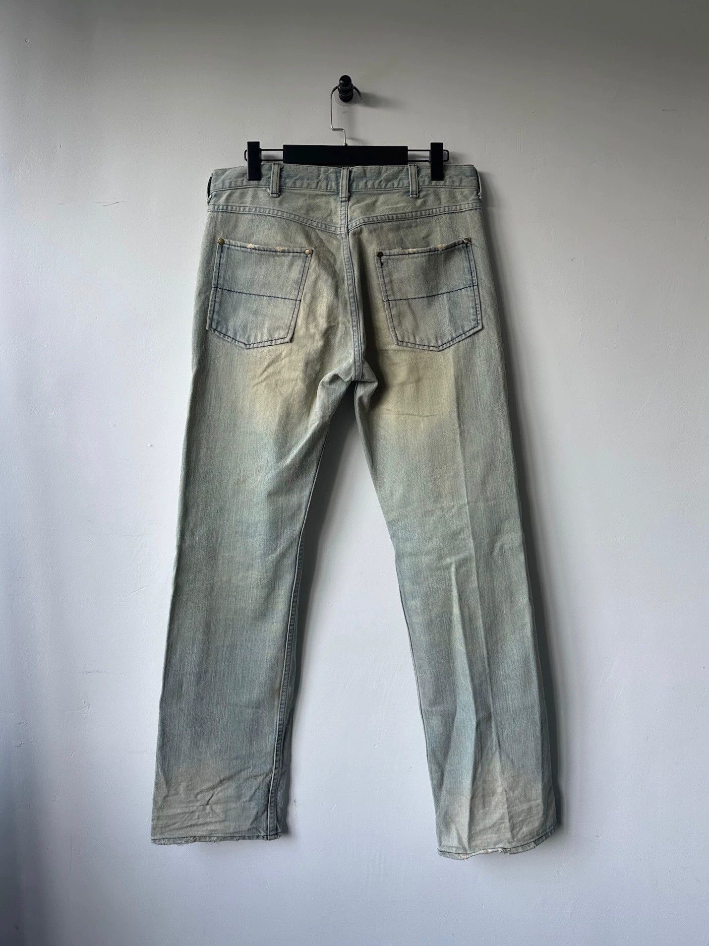Number (N)ine (n)ine 02ss mud-dyed indigo jeans size 2 Size US 32 / EU 48 - 3 Thumbnail