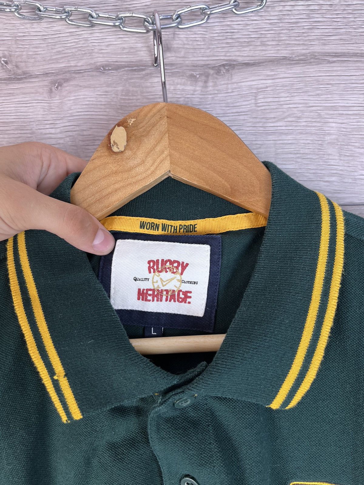 Other Men’s vintage rugby polo South Africa 🇿🇦 size L Size US L / EU 52-54 / 3 - 6 Thumbnail