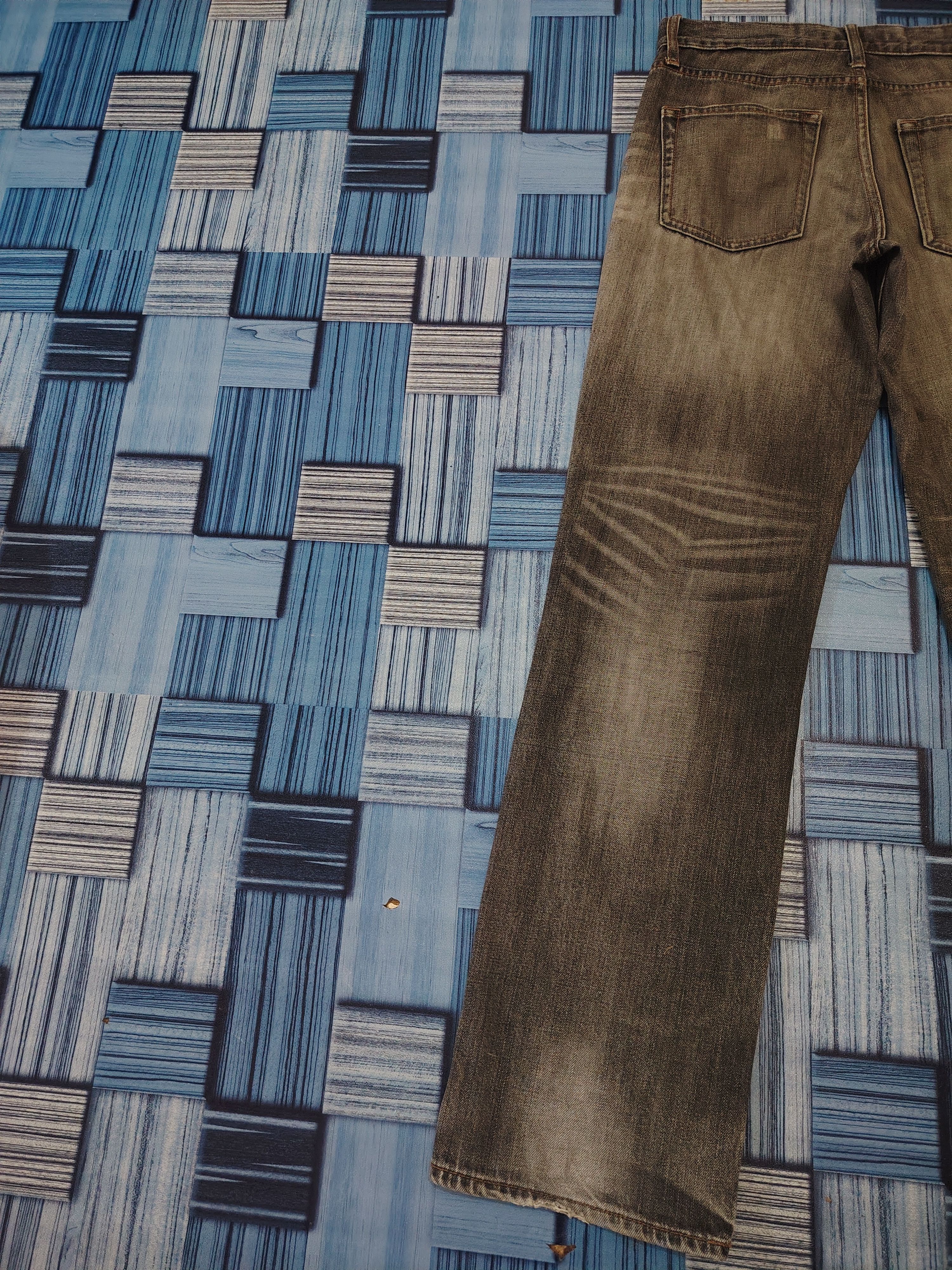 Ne-Net Japanese Net Jeans Distressed Jeans Ripped Jeans Mudwash Size US 31 - 19 Thumbnail