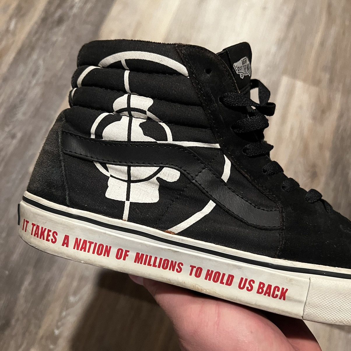 Public Enemy × Supreme × Vans Supreme Public Enemy Vans Hi Top Size US 10.5 / EU 43-44 - 11 Thumbnail