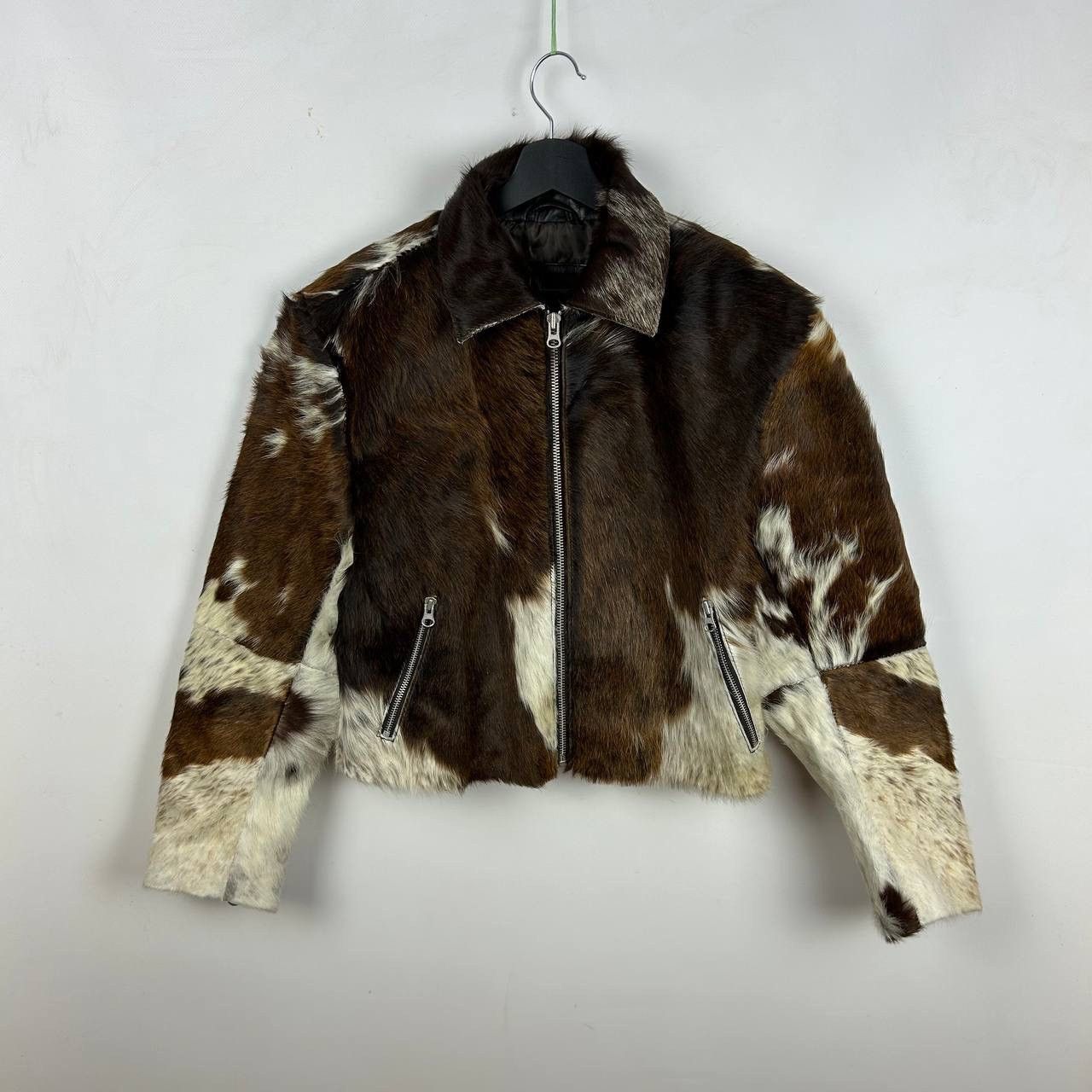NASTYGAL Limited Cow Hide Leather Jacket