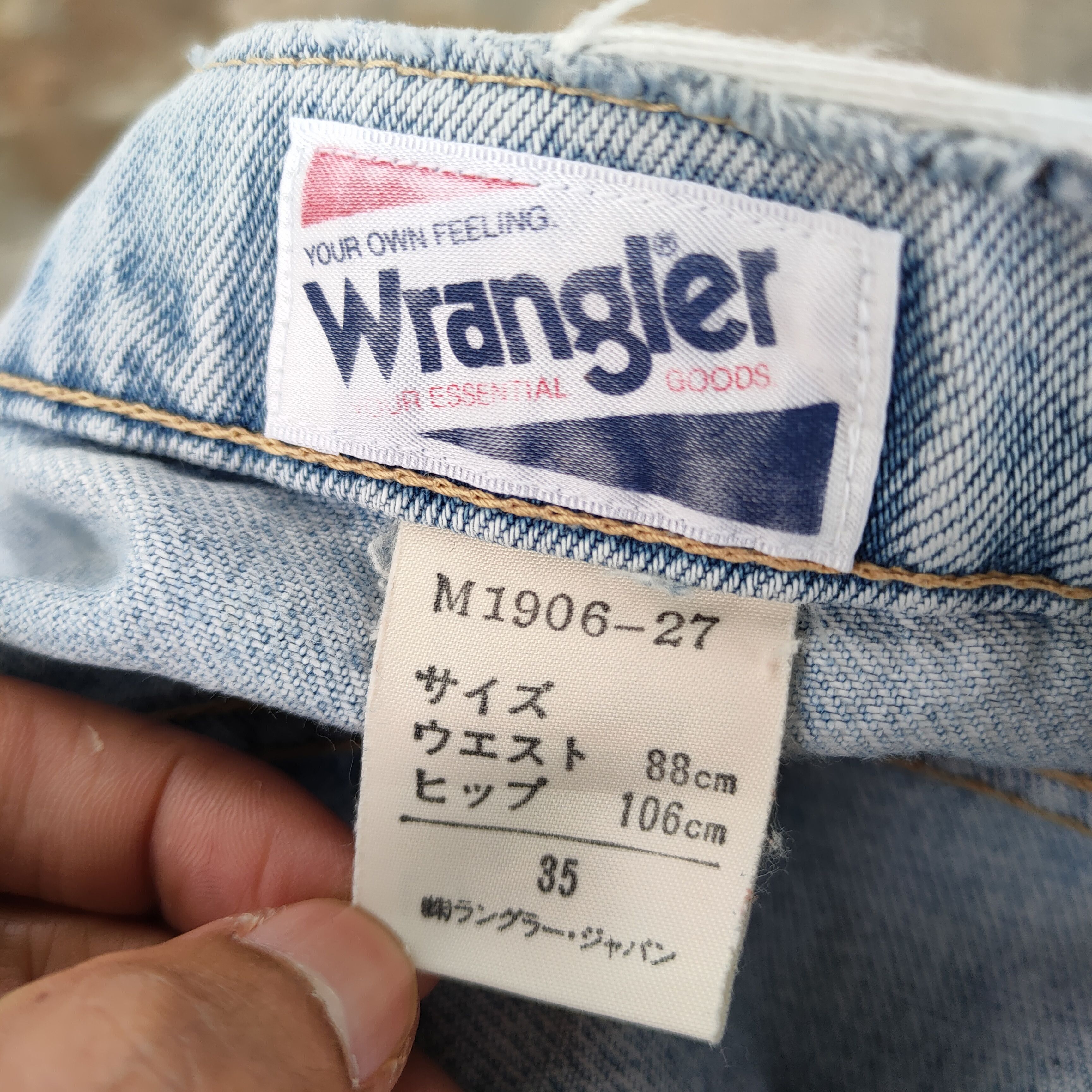 Jean × Vintage × Wrangler VINTAGE WRANGLER FADED RIPPED JEANS DENIM PANTS Size US 34 / EU 50 - 15 Thumbnail