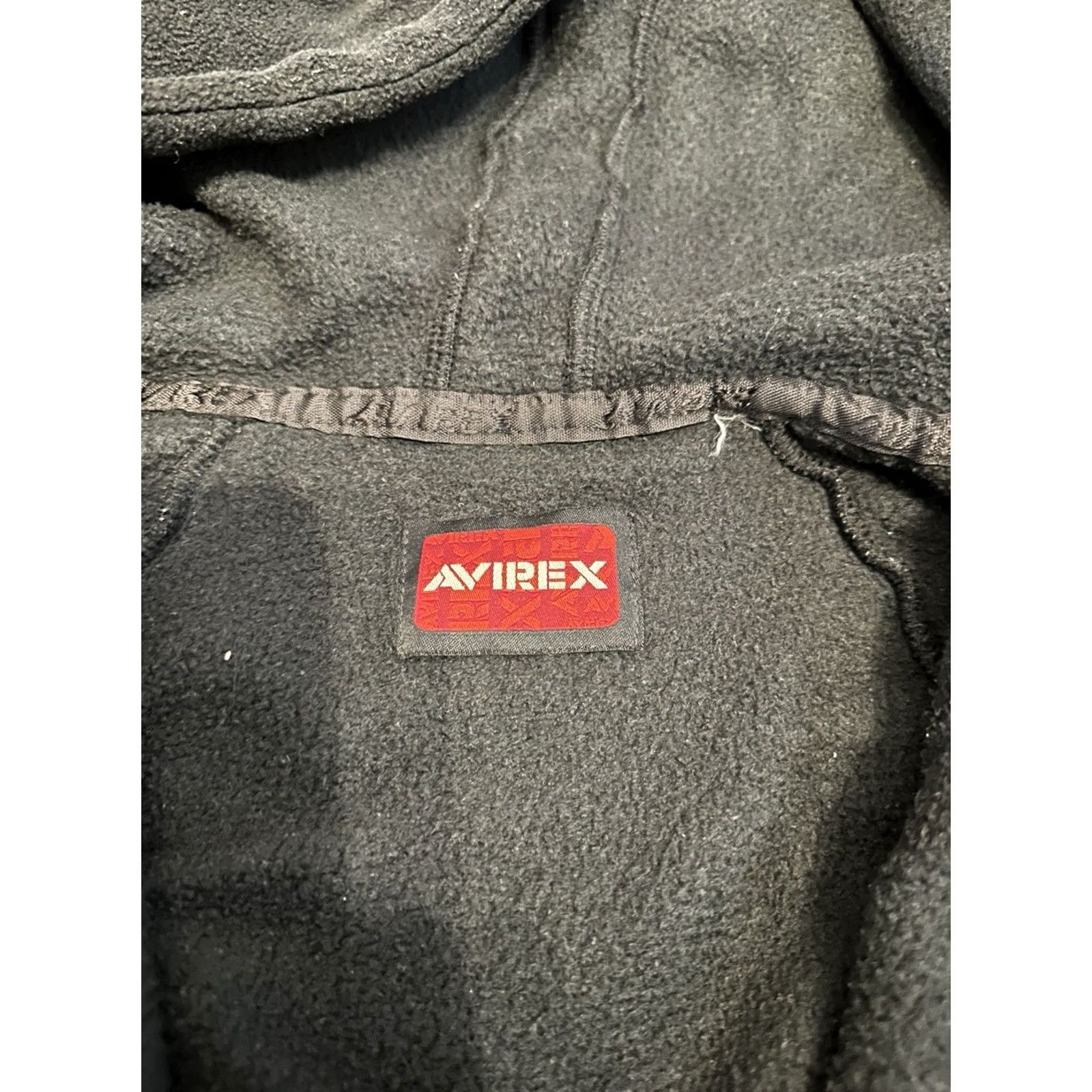 Avirex Avirex Full Zip Fleece Hoodie Jacket XL Vintage Y2K - Pre-Owned - Excellent Condition Size US XL / EU 56 / 4 - 4 Thumbnail