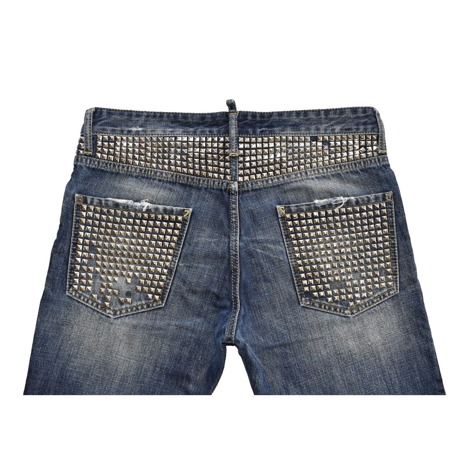 Dsquared2 DSQUARED2 Distressed Studded On The Back Jeans Size IT 48 Size US 32 / EU 48 - 4 Thumbnail