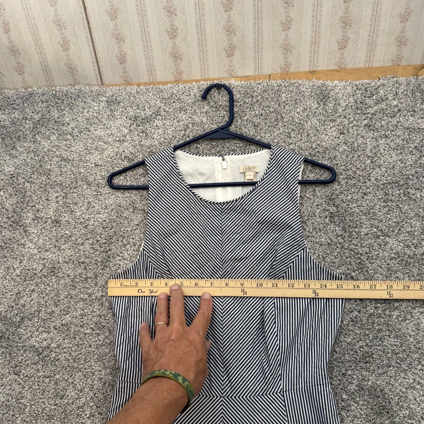 J.Crew J Crew Dress Womens 0 Fit Flare Sleeveless Lined F0984 Size XS / US 0-2 / IT 36-38 - 3 Thumbnail