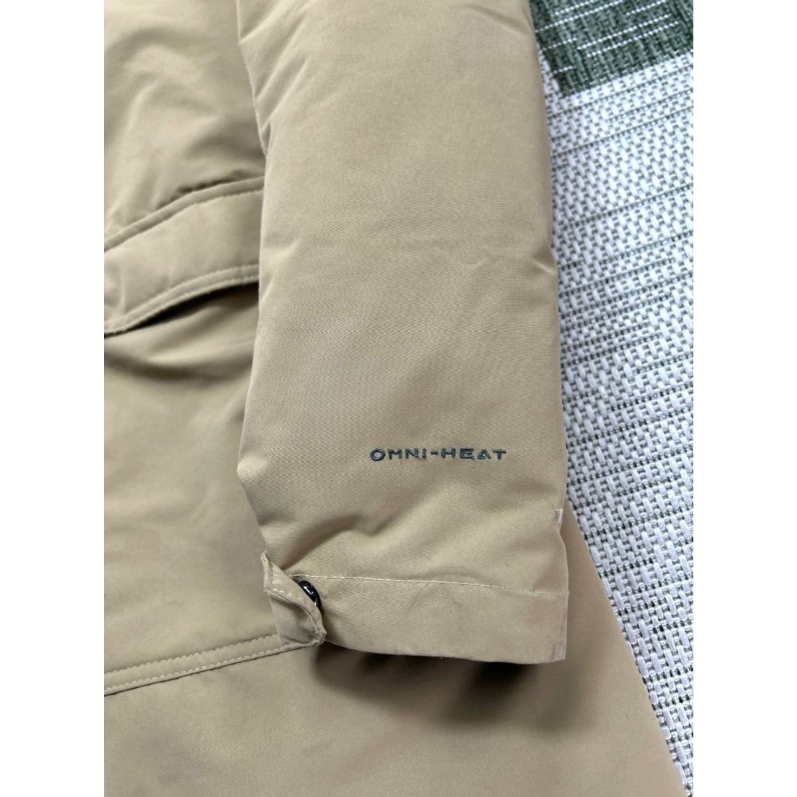 Vintage Columbia Parka Jacket Womens Large Beige Omni Heat Infinity Insulated Hooded Mid-Length Casual Outdoor Modern Winter Size L / US 10 / IT 46 - 4 Thumbnail
