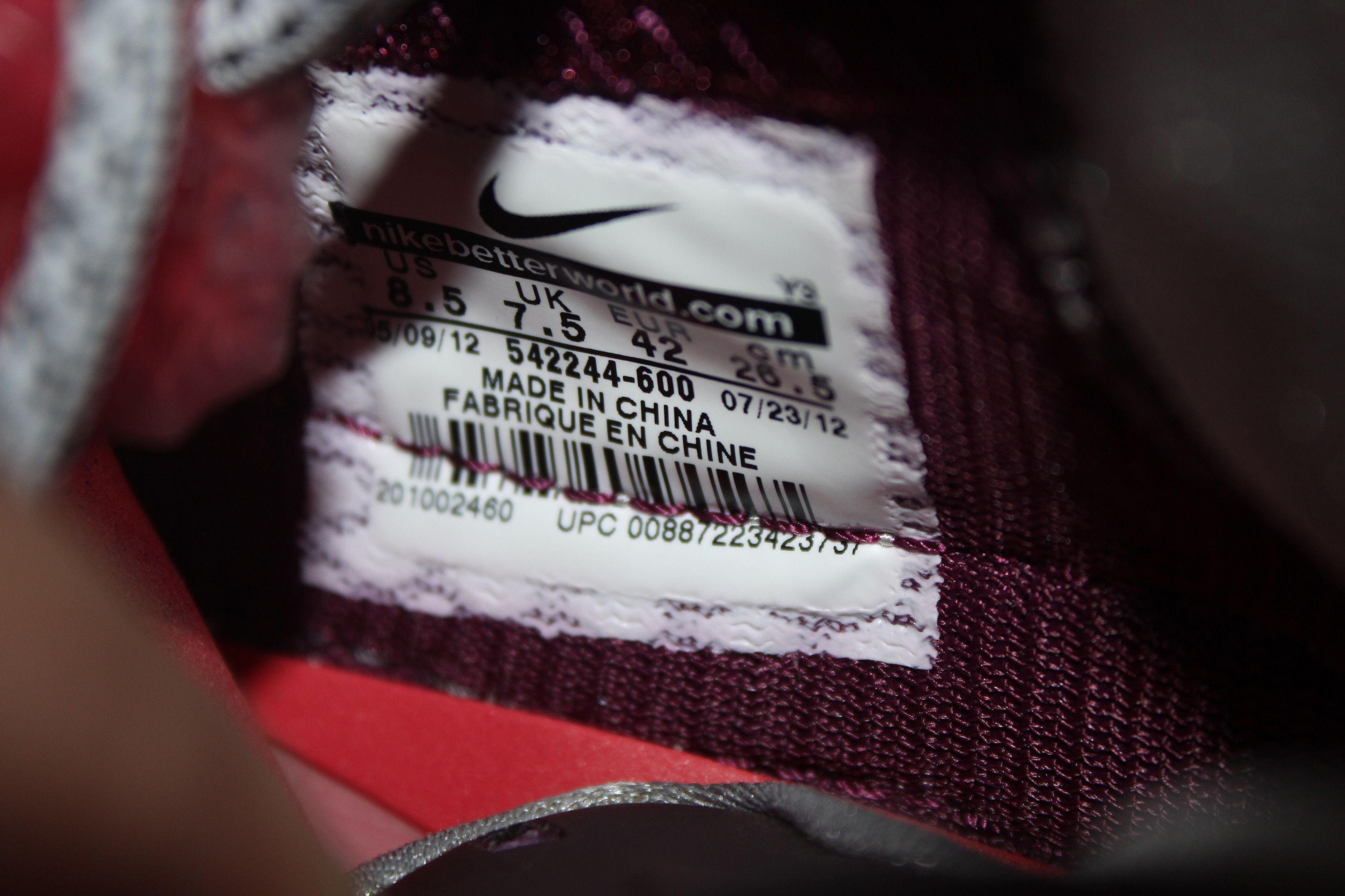 Nike Lebron 10 Crown Jewel 2012 Size 8.5 New 542244-600 Size US 8.5 / EU 41-42 - 7 Thumbnail