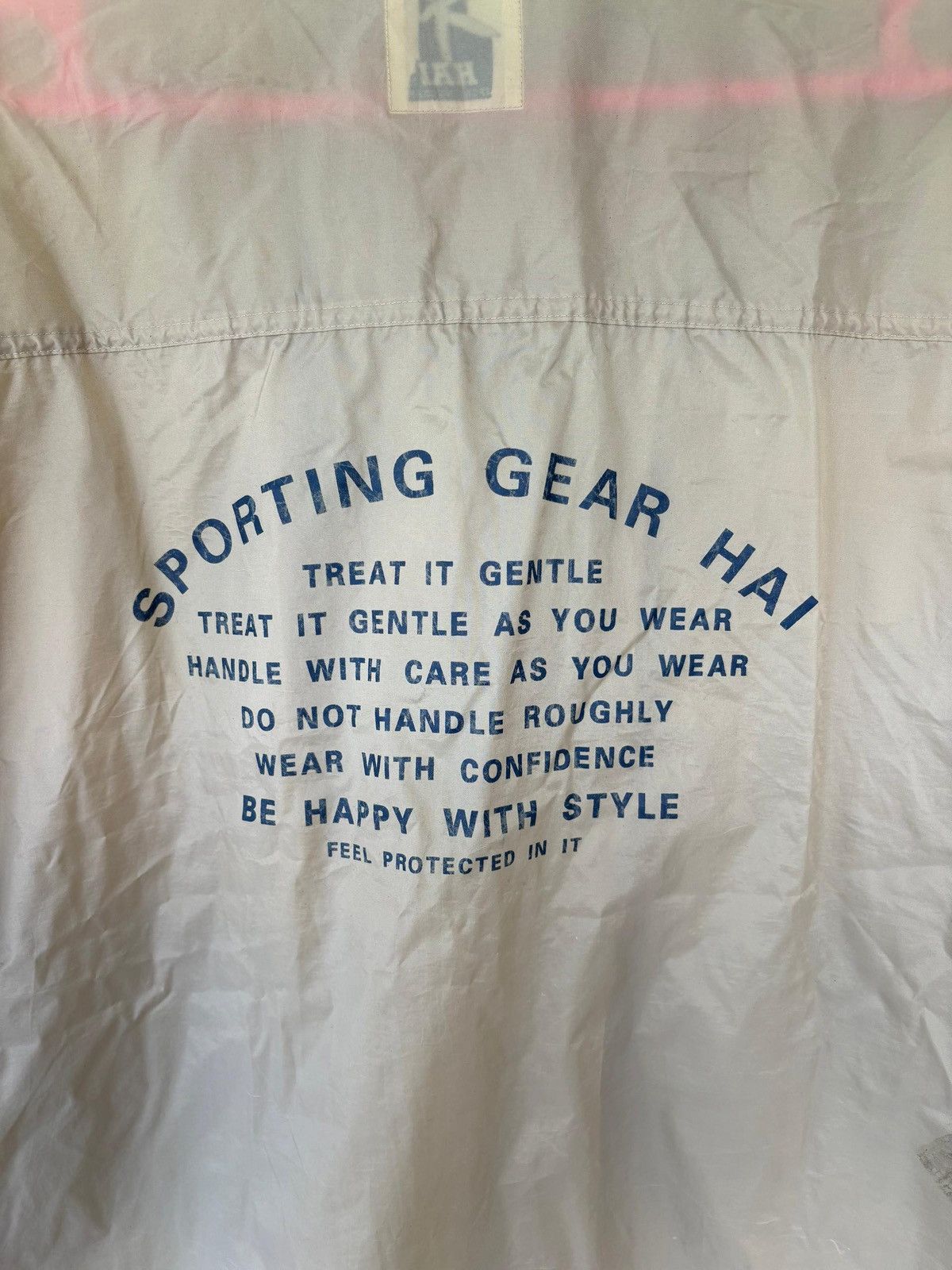 Issey Miyake Vintage Hai Sporting Gear Issey Miyake Nylon Jacket Be Happy Size US M / EU 48-50 / 2 - 9 Thumbnail