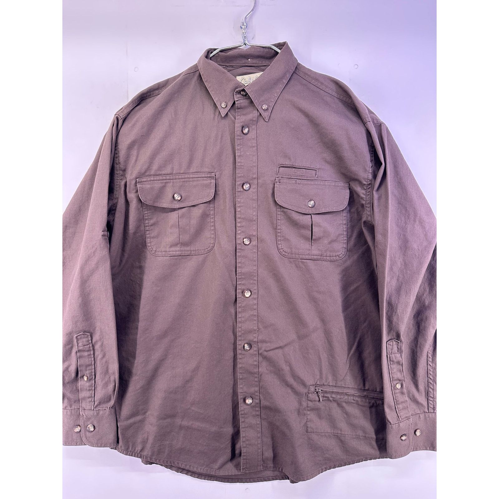 Cabelas Cabelas Brown Longsleeve Shirt Size XL Size US XL / EU 56 / 4 - 2 Thumbnail