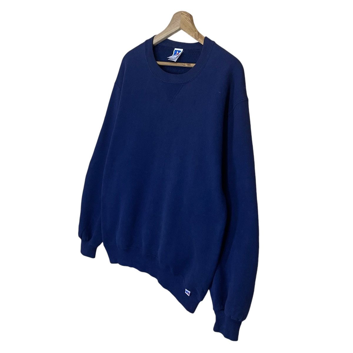 Russell Athletic Vintage 90’s Russell Athletic Plain Crewneck Sweatshirt Size US L / EU 52-54 / 3 - 3 Thumbnail