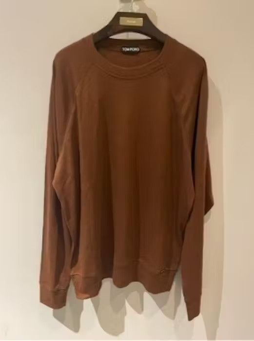 image of Tom Ford O1W1Db10224 Sweater In Brown, Men's (Size XL)