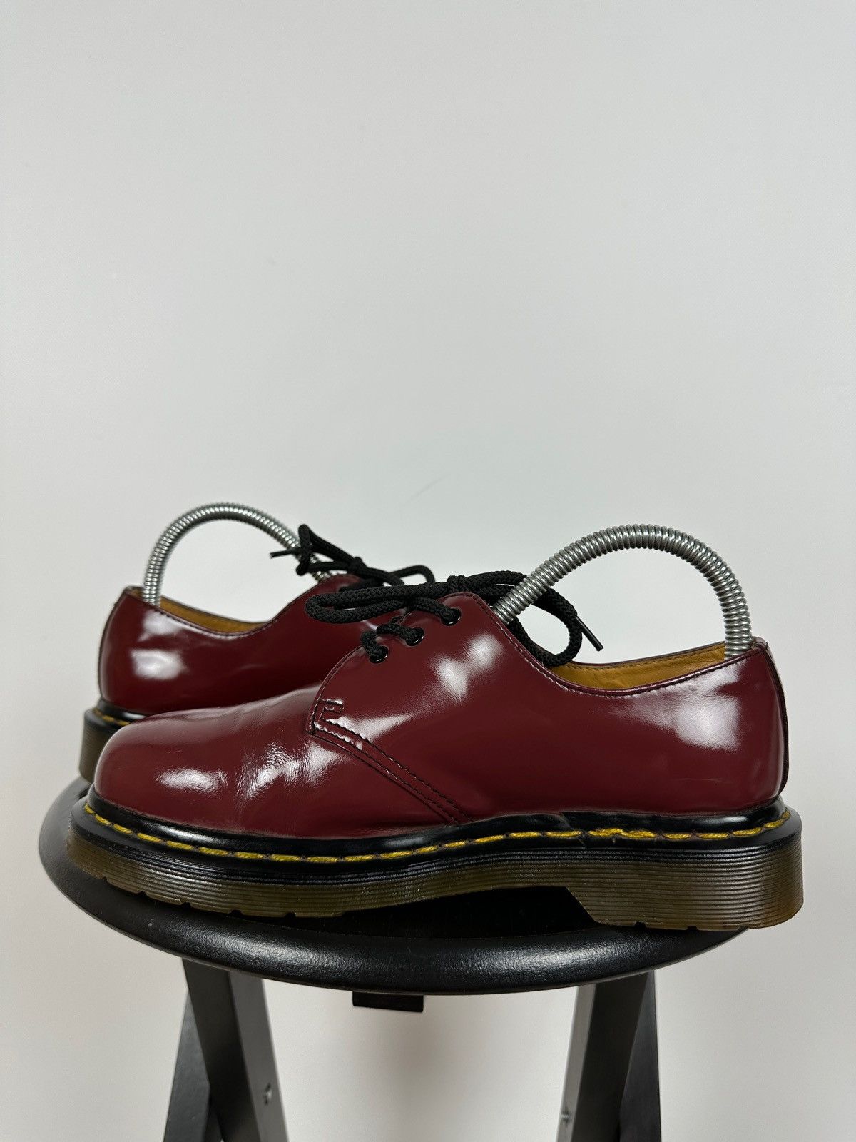 Dr. Martens Dr Martens Cherry Red Leather Oxford Casual Shoes 11838 Size US 7 / IT 37 - 10 Thumbnail