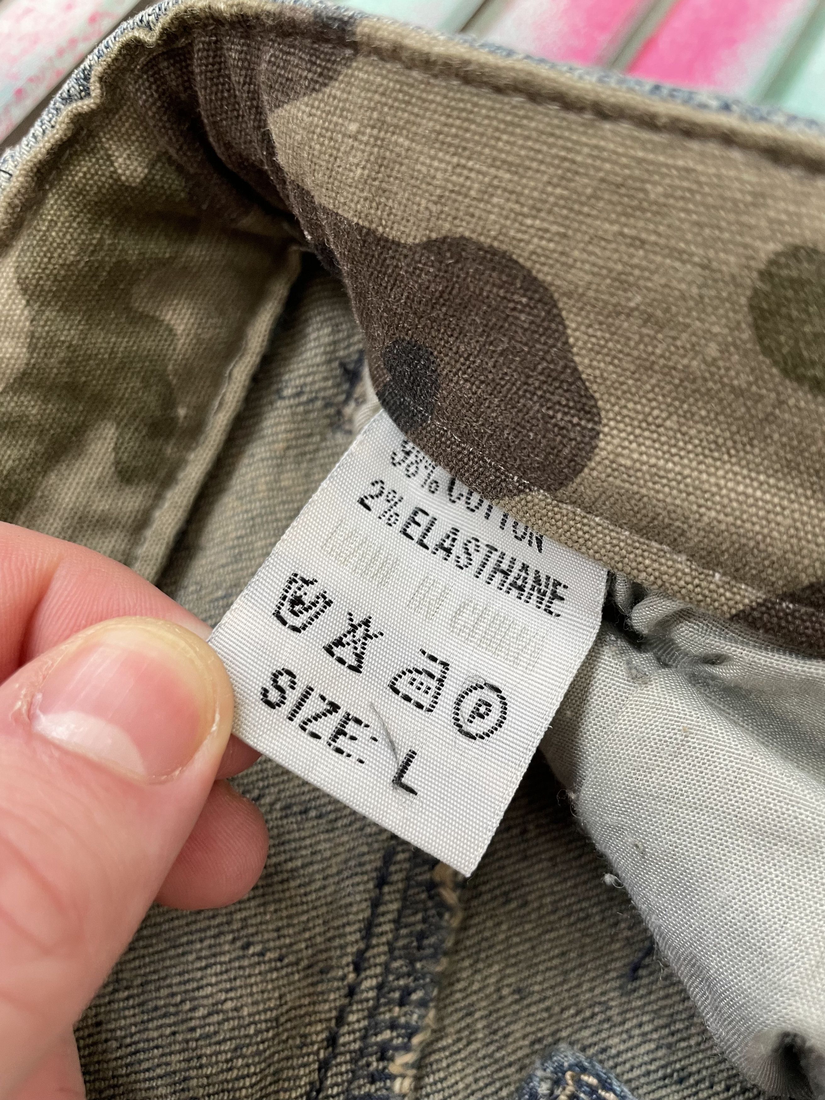 If Six Was Nine Vintage Y2K Apache Retro Style Bootcut Jeans Size 34" / US 12 / IT 48 - 9 Thumbnail