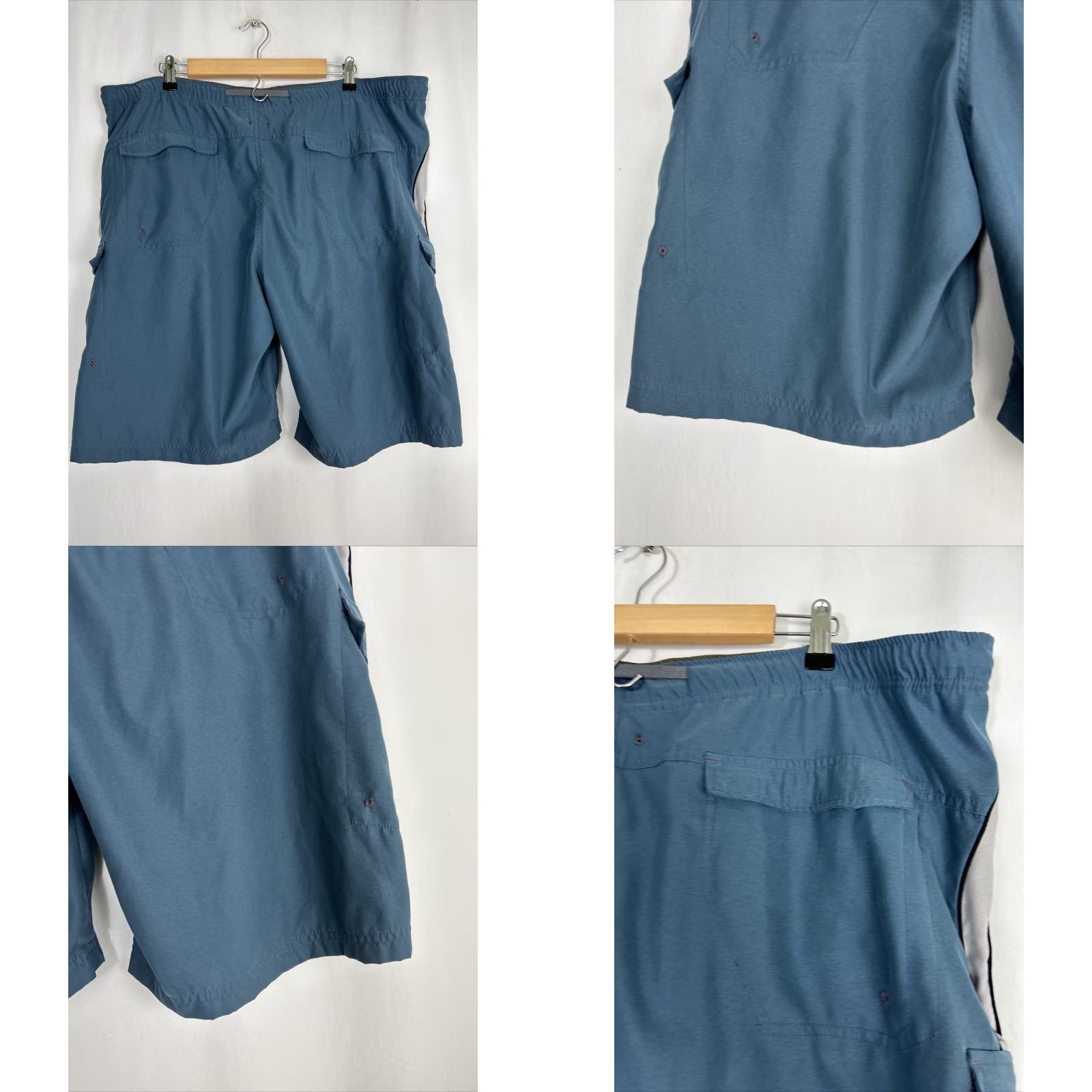 Vintage **Outdoor REI Men’s XL Blue Cargo Belted Shorts** User: Outdoor REI Men’s XL Blue Cargo Belted Shorts Size US 36 / EU 52 - 8 Thumbnail