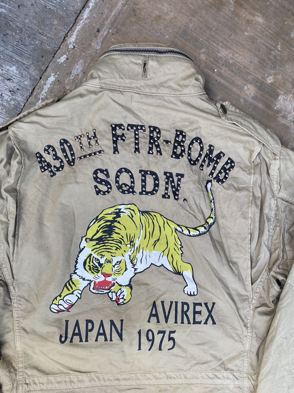 Avirex Distressed Avirex 430 FTR-BOMB SQDN M-65 Field Jacket Size US M / EU 48-50 / 2 - 9 Thumbnail