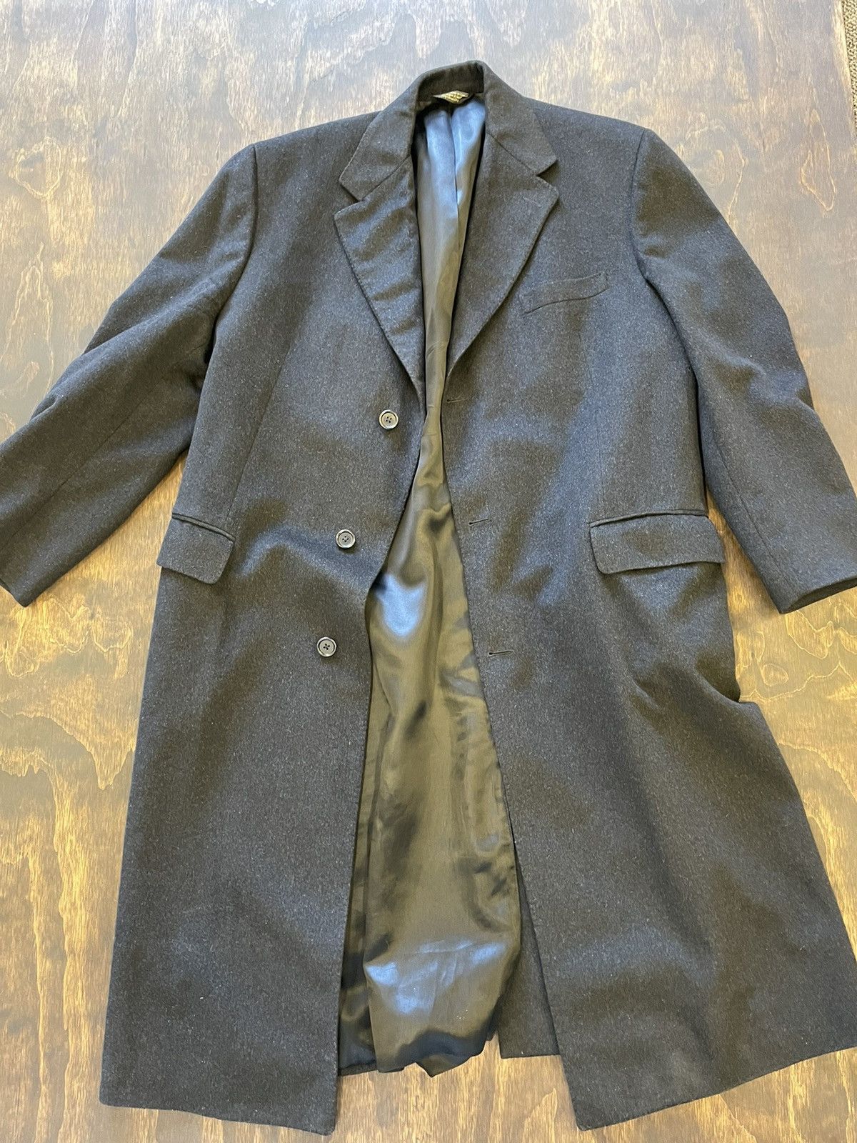 Barneys New York Multiple Ply Pure Cashmere Overcoat Size US XL / EU 56 / 4 - 7 Thumbnail