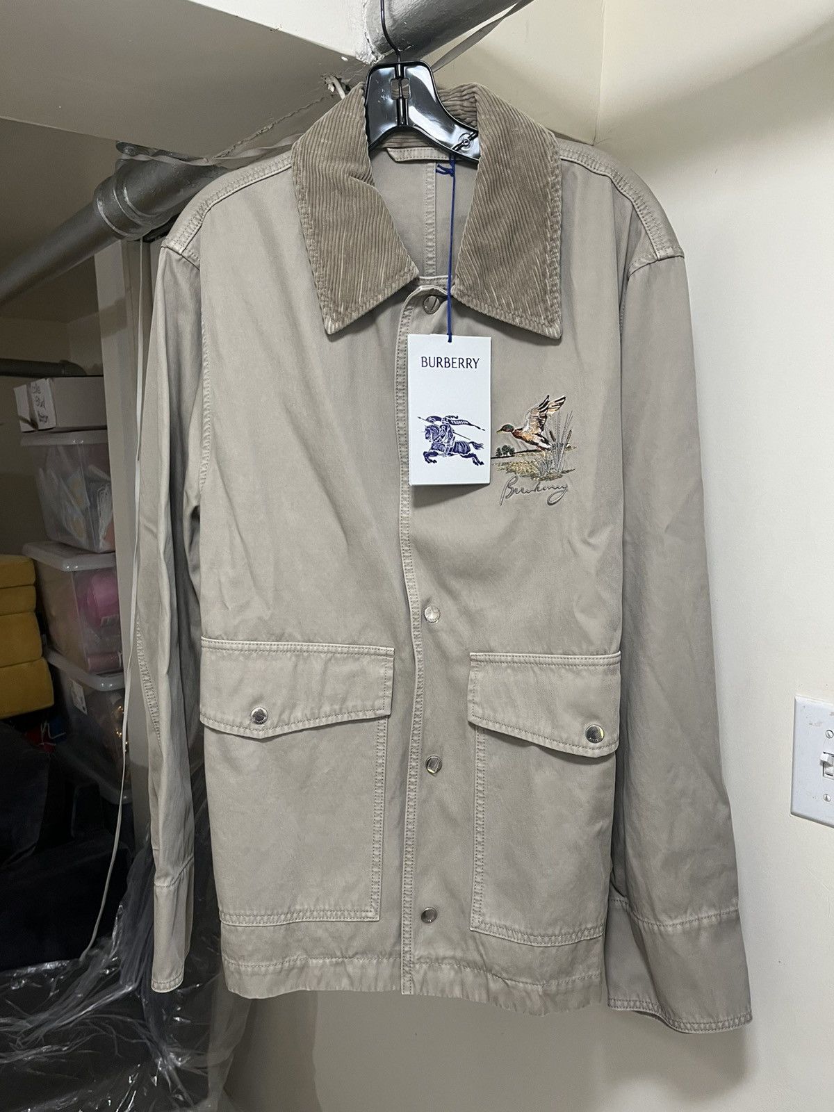 Burberry Burberry Corduroy-Collar Work Jacket Sz L Size US L / EU 52-54 / 3 - 1 Thumbnail