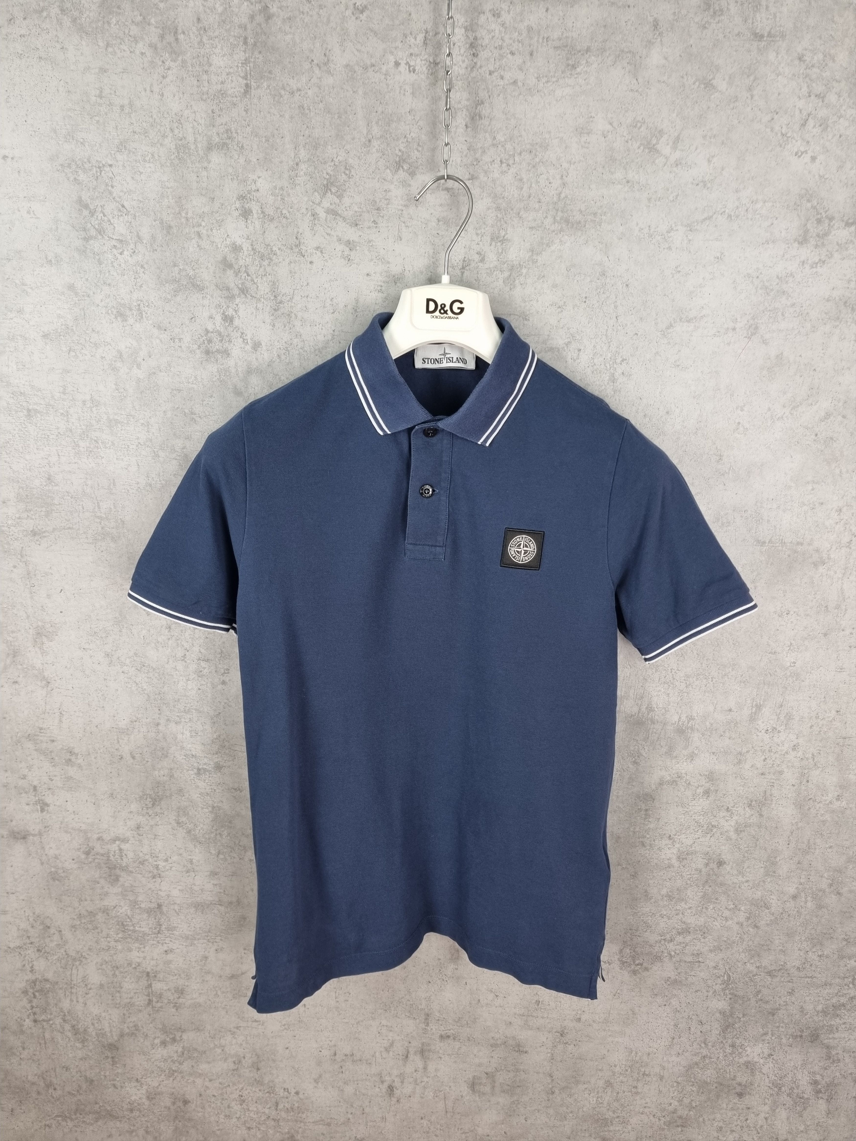 Stone Island × Vintage Stone Island Faded Polo Size US M / EU 48-50 / 2 - 9 Thumbnail