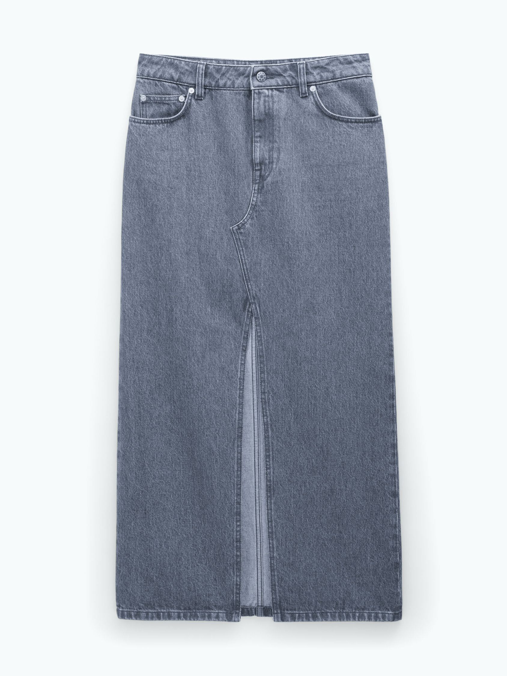 Filippa K Filippa K Long Slit Denim Skirt Skirt Size 26" / US 2 / IT 38 - 1 Thumbnail